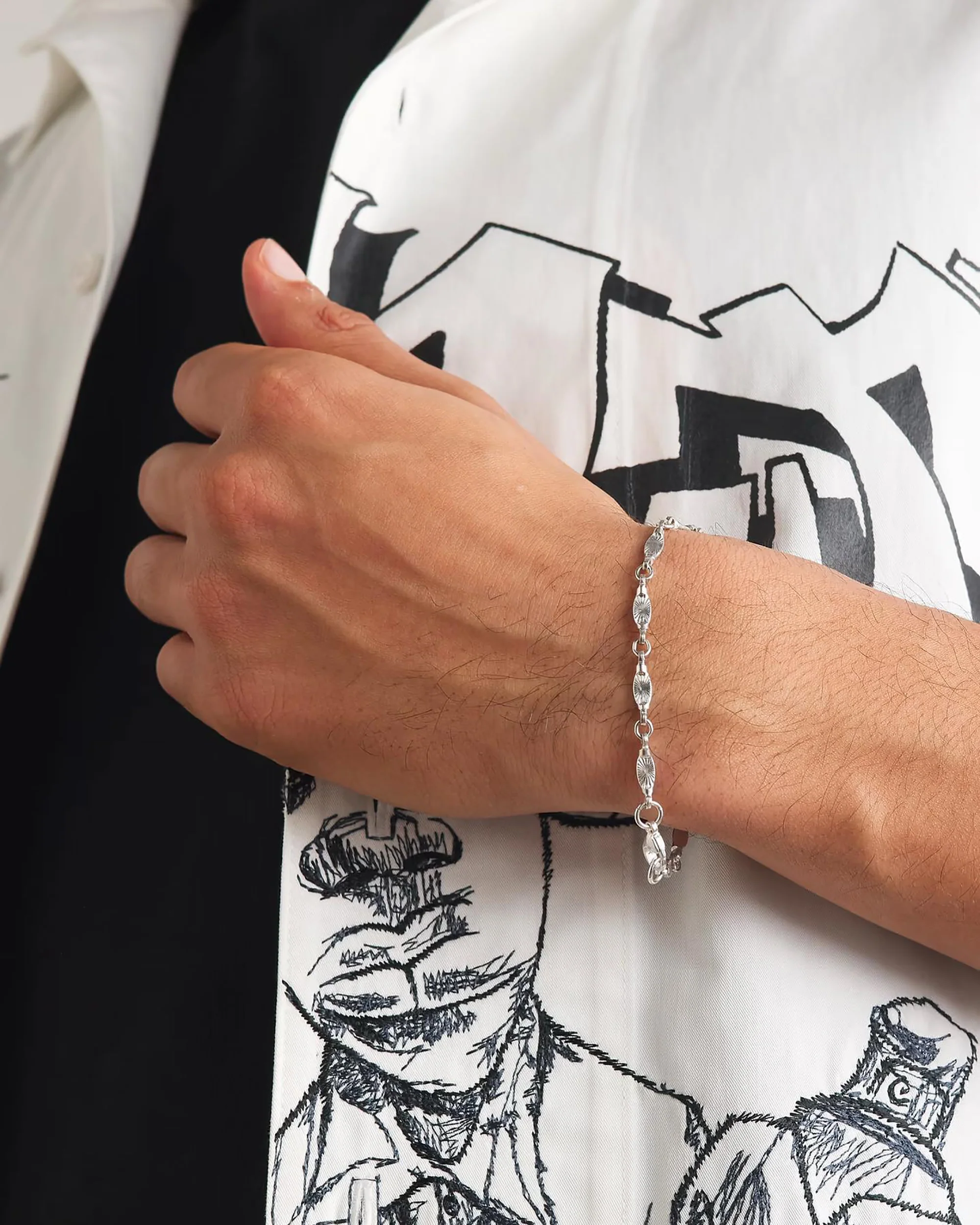 Sunburst Chain Bracelet (Silver 925) - Image 4
