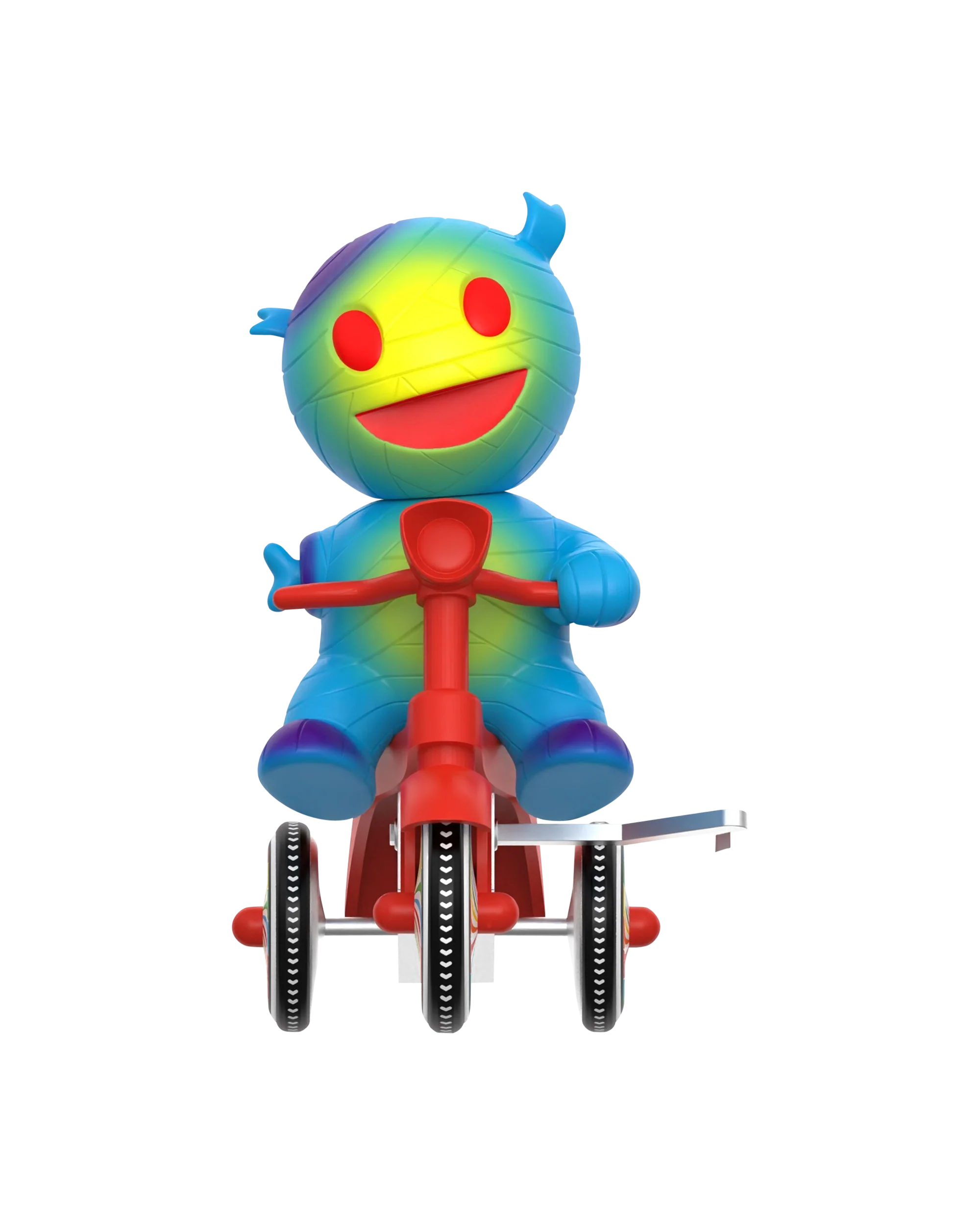 Super7 Super Cycles - Mummy Boy (Blue w/ Red Trike) - Image 4