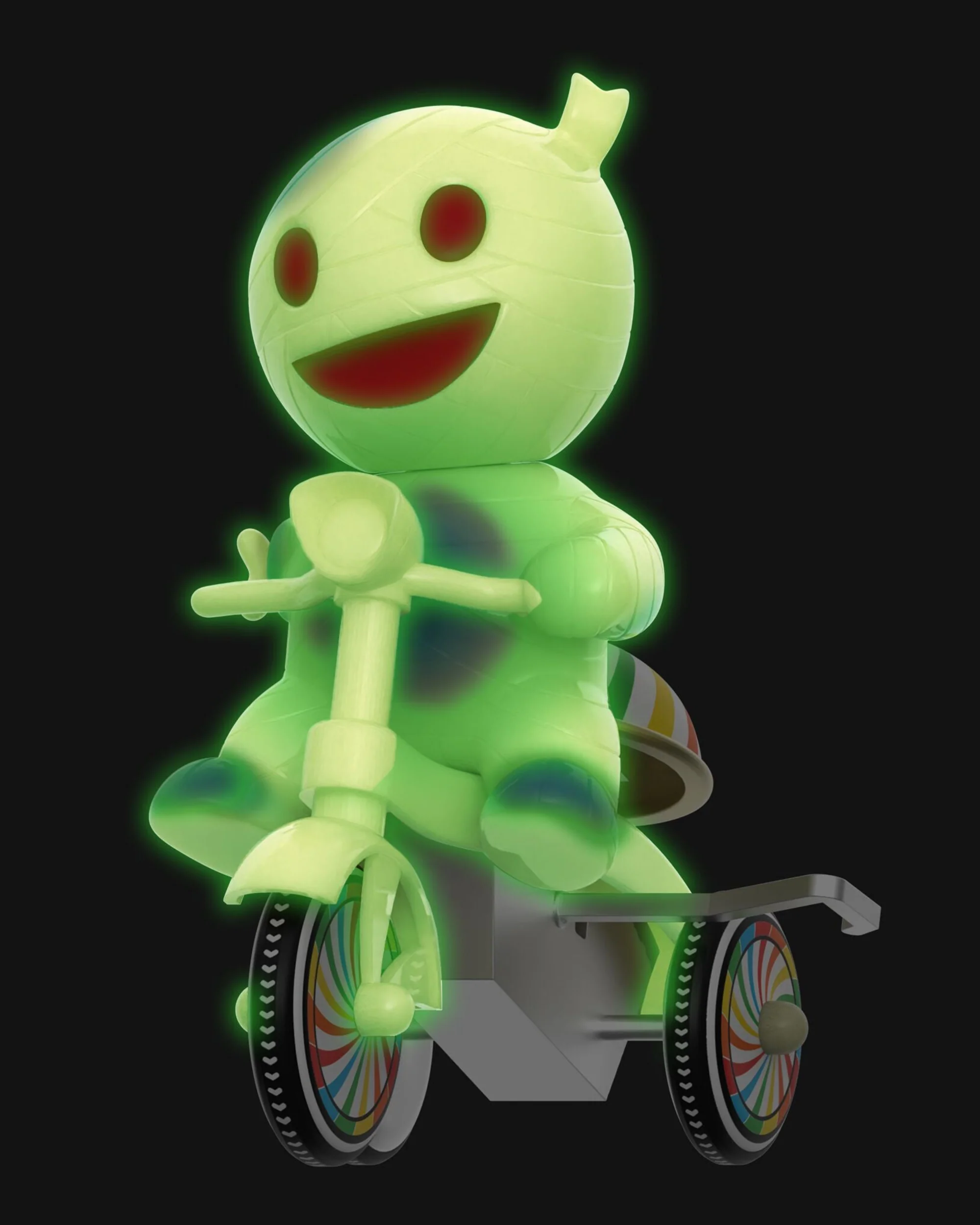 Super7 Super Cycles - Mummy Boy (Glow w/ Glow Trike) - Image 6