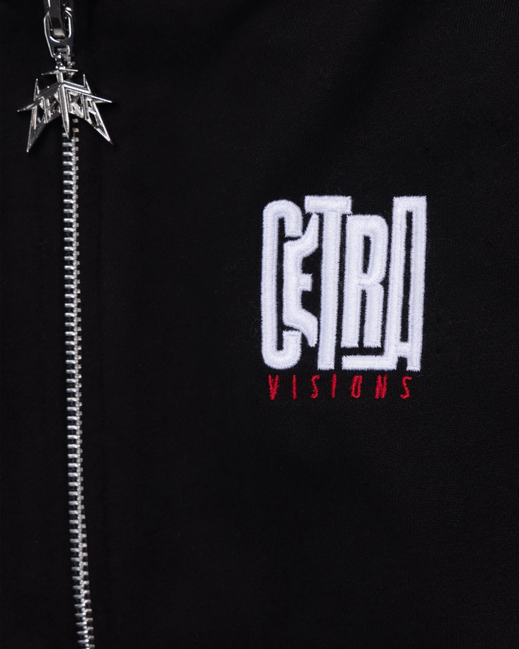 SUPERIOR BLACK ZIP HOODIE - Image 3