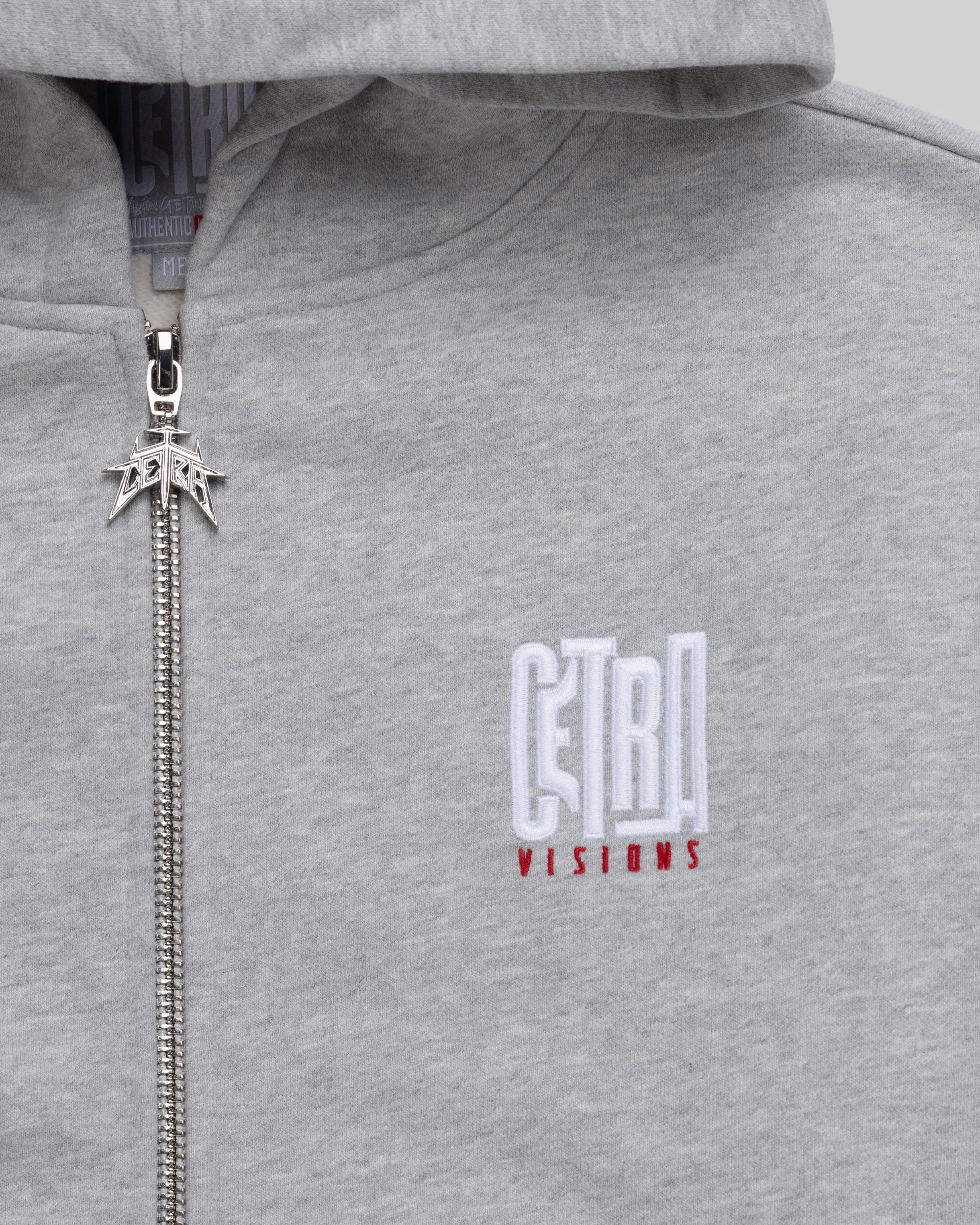 SUPERIOR GREY ZIP HOODIE - Image 17