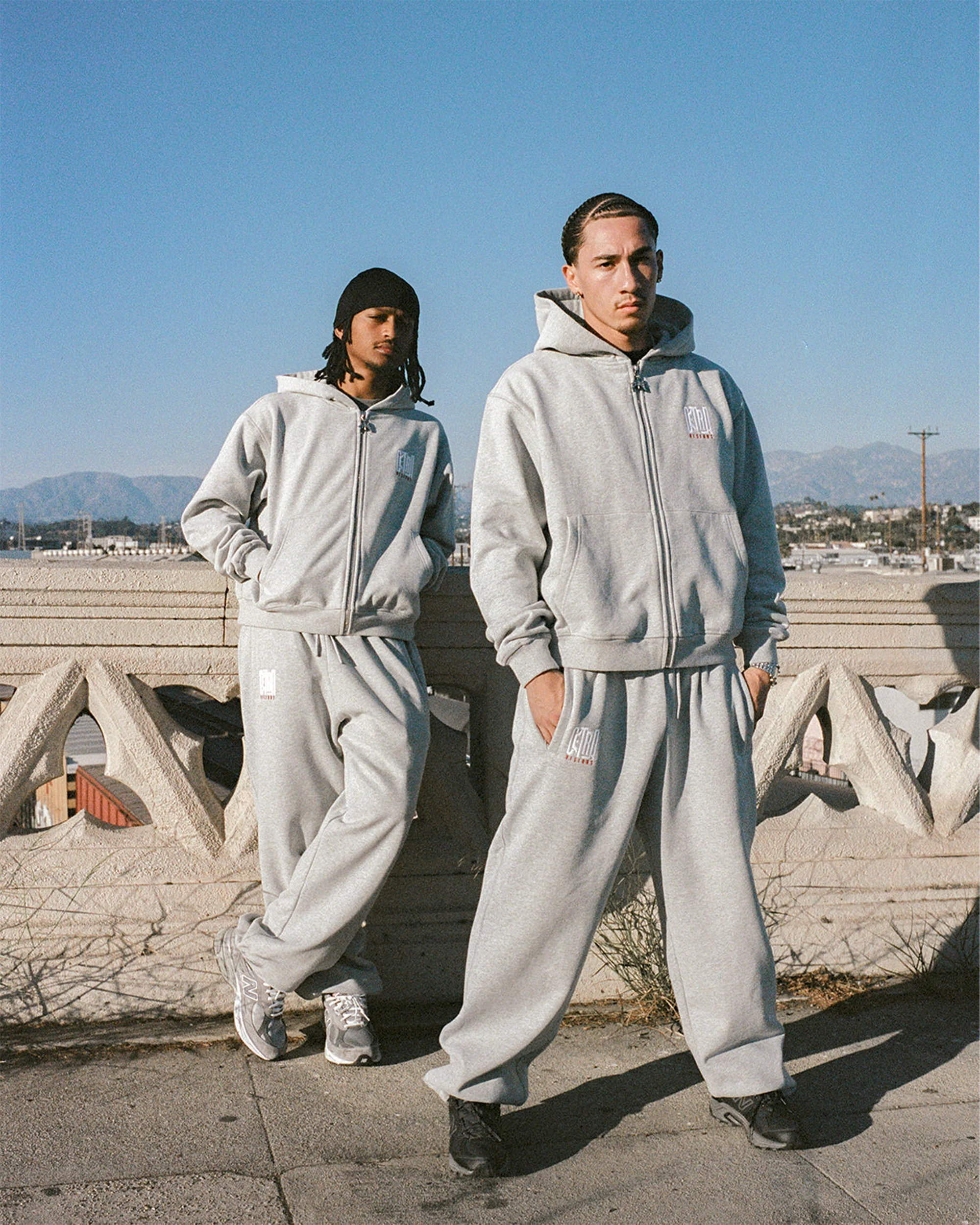 SUPERIOR GREY ZIP HOODIE - Image 2
