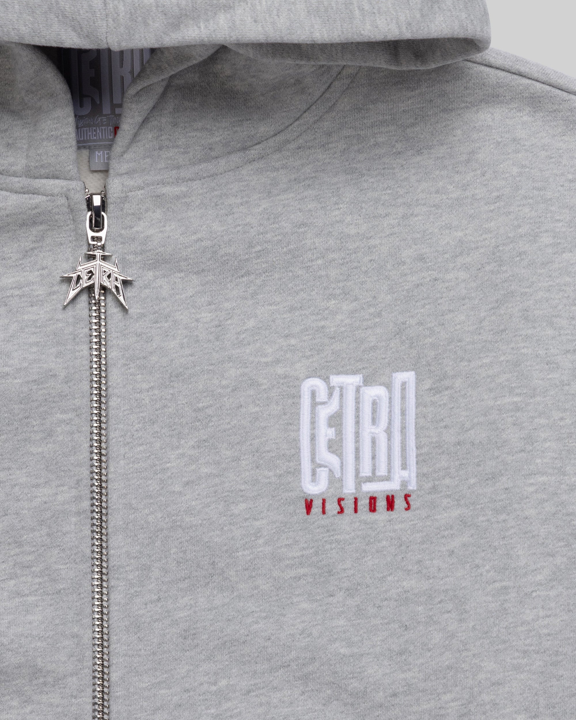 SUPERIOR GREY ZIP HOODIE - Image 6