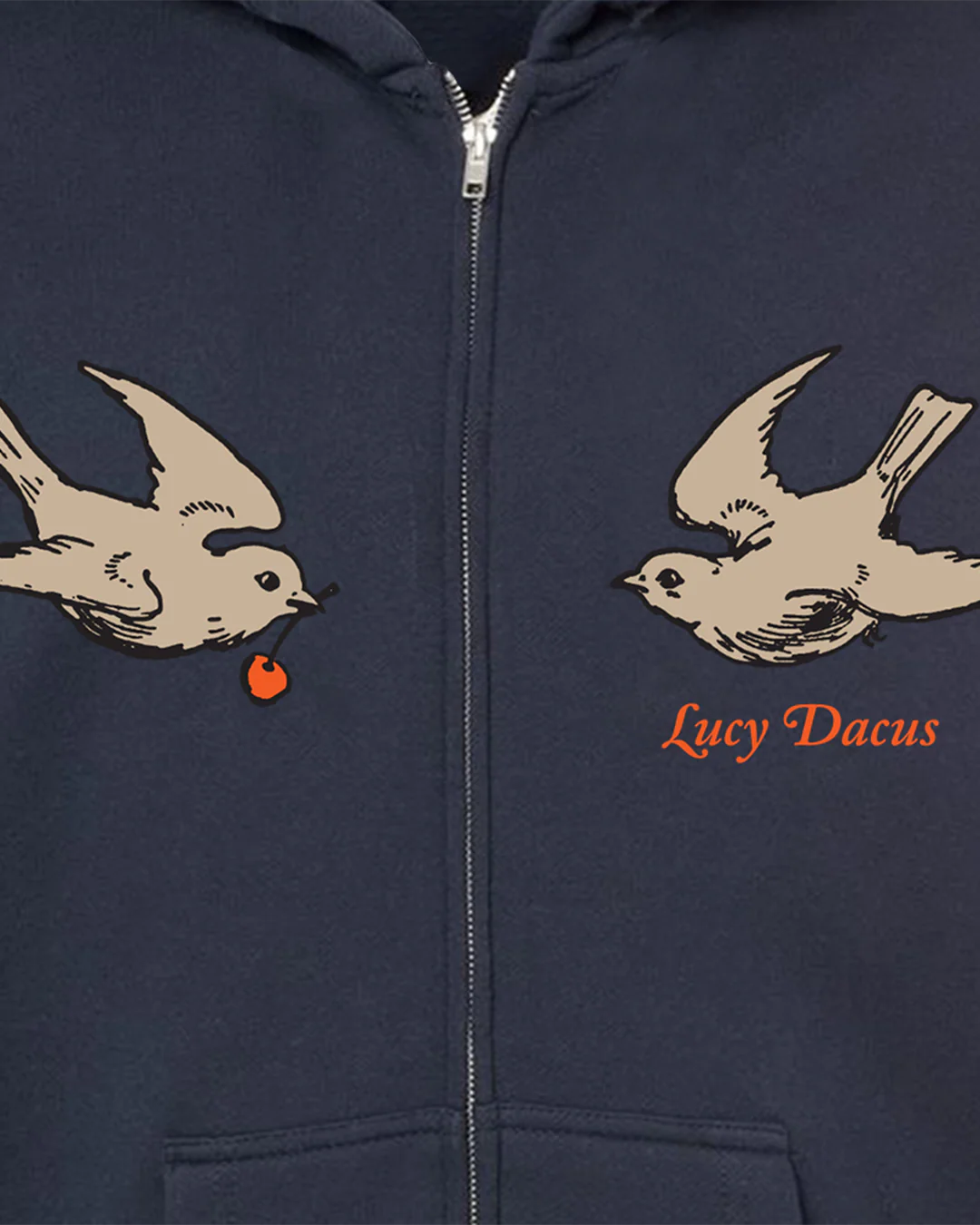 Swallows Zip Up Hoodie - Image 2