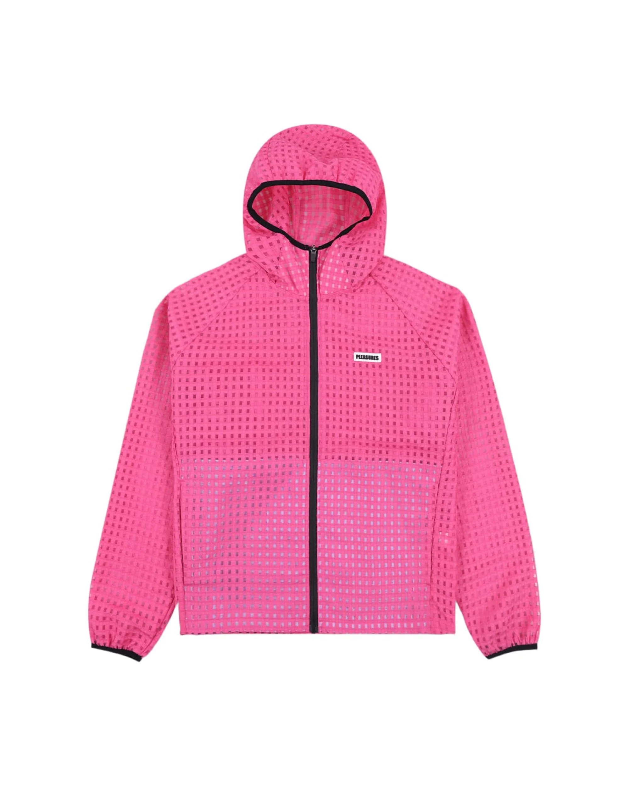 SYSTEM PLAID HOODED JACKET