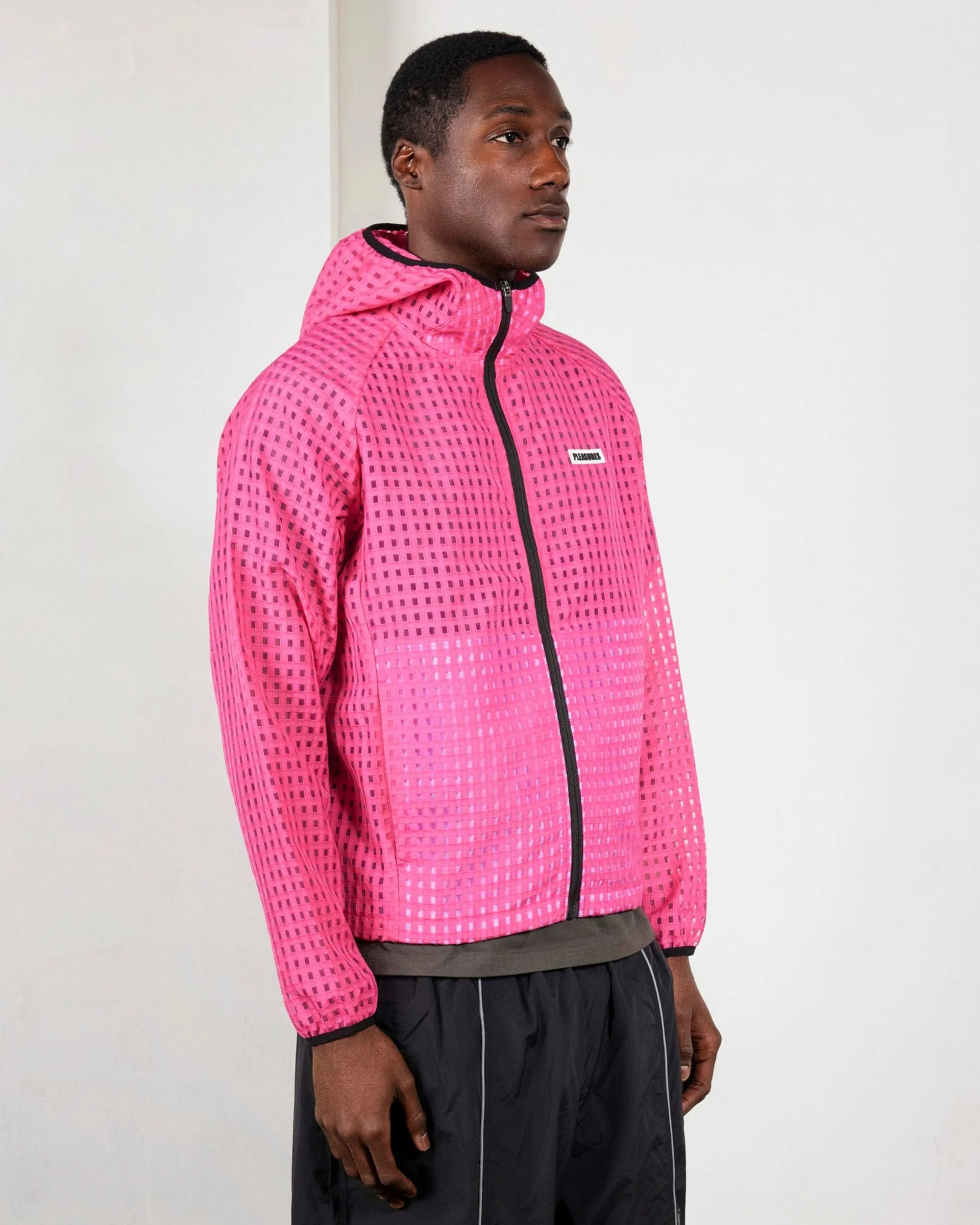 SYSTEM PLAID HOODED JACKET - Image 5