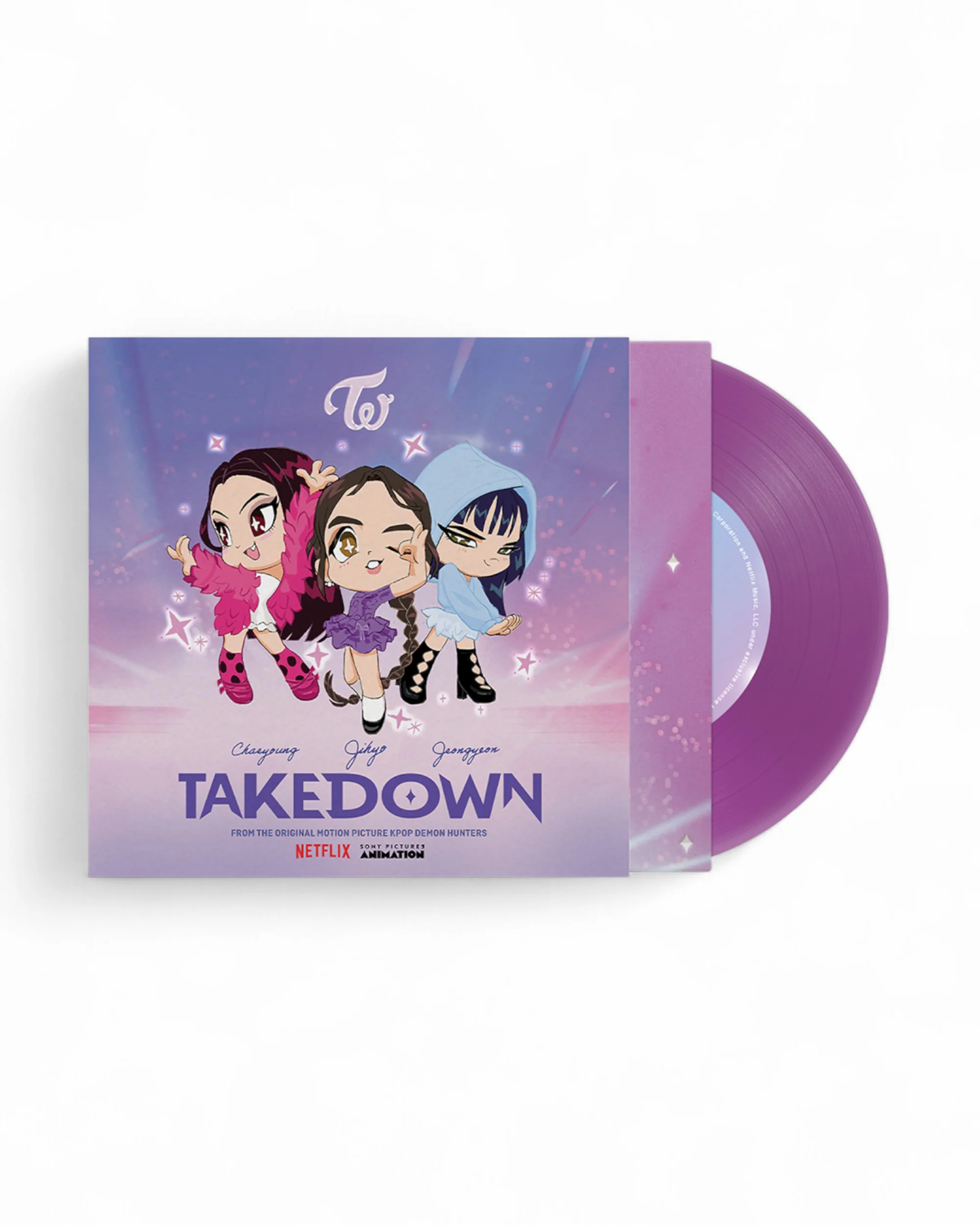 TAKEDOWN 7" SINGLE (FROM THE ORIGINAL MOTION PICTURE KPOP DEMON HUNTERS) - Image 2