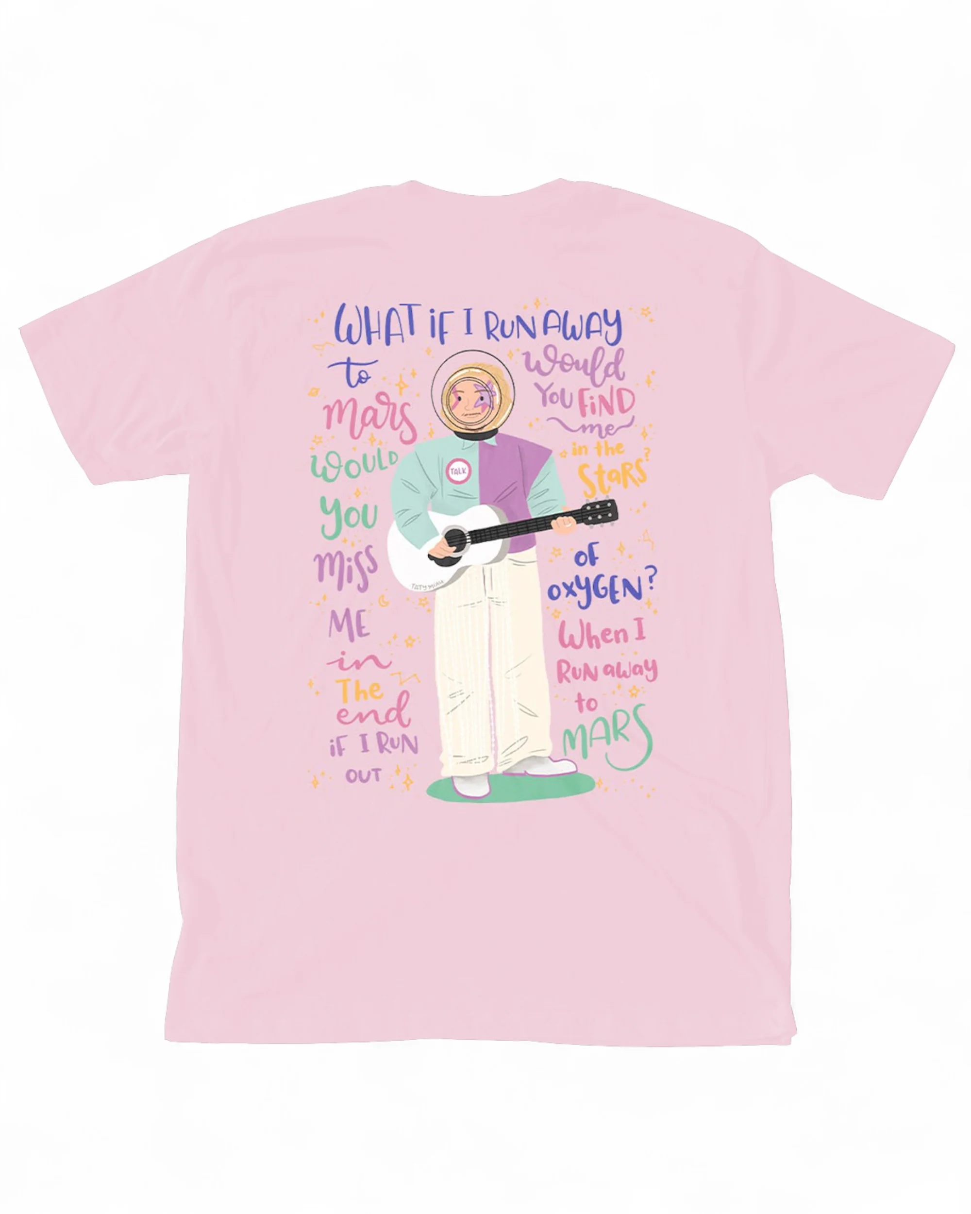 TALK - Run Away To Mars T-Shirt - Image 2