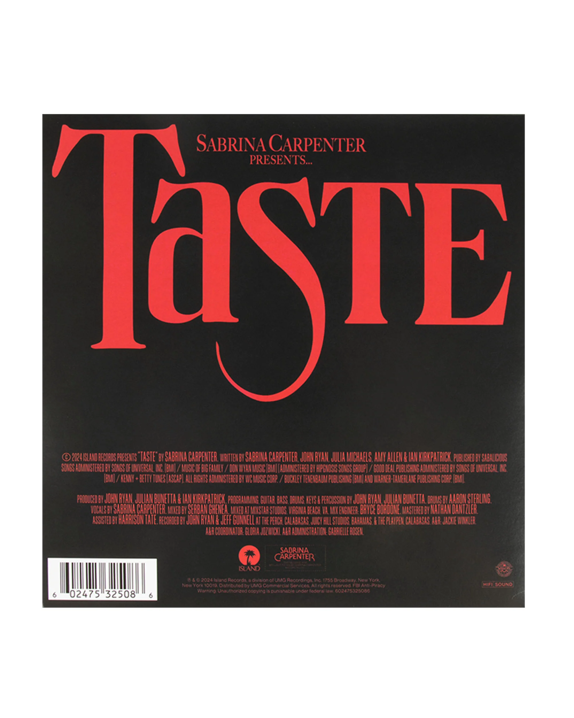 Taste 7in Single - Image 3