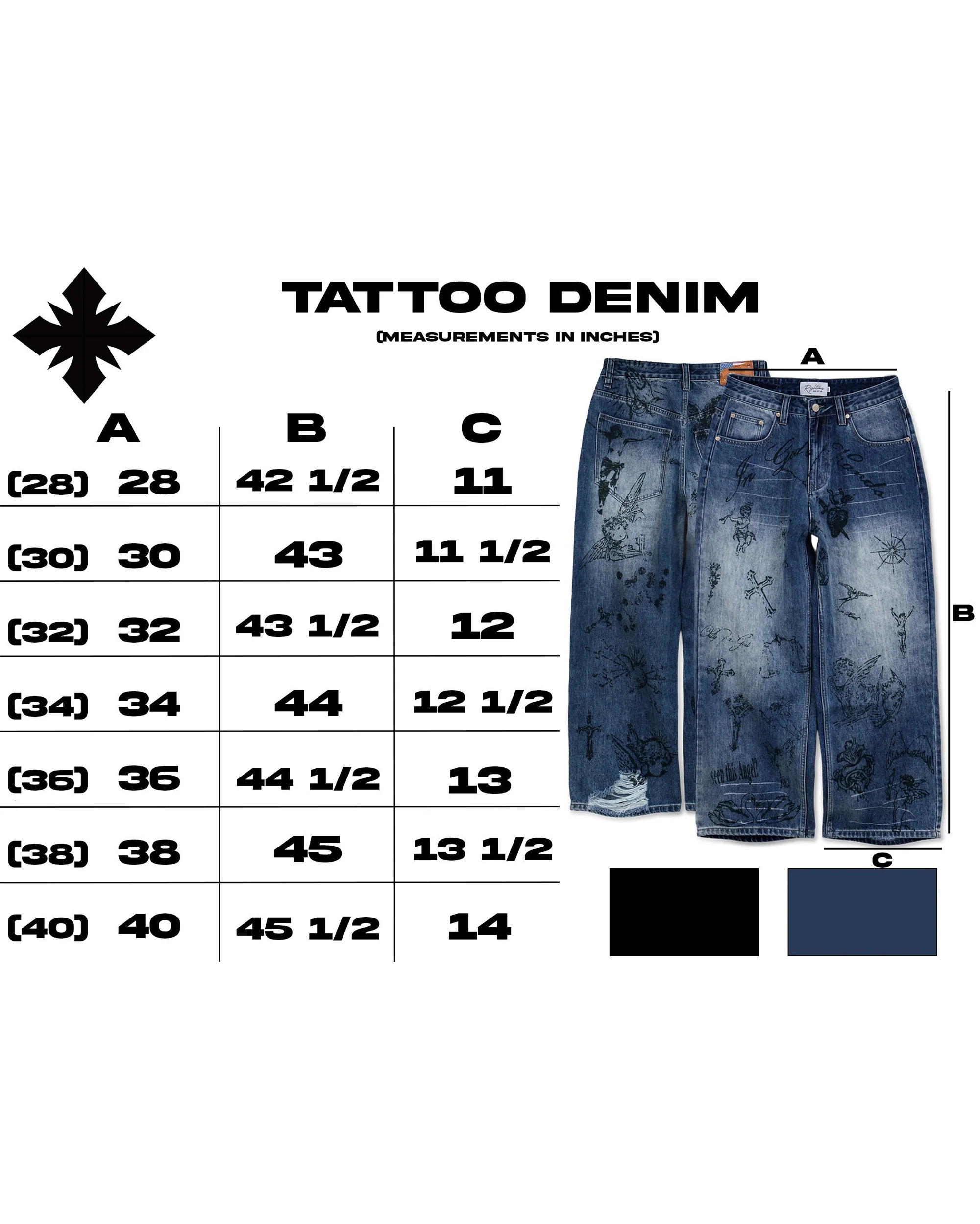 "Tattoo" Denim - Image 10