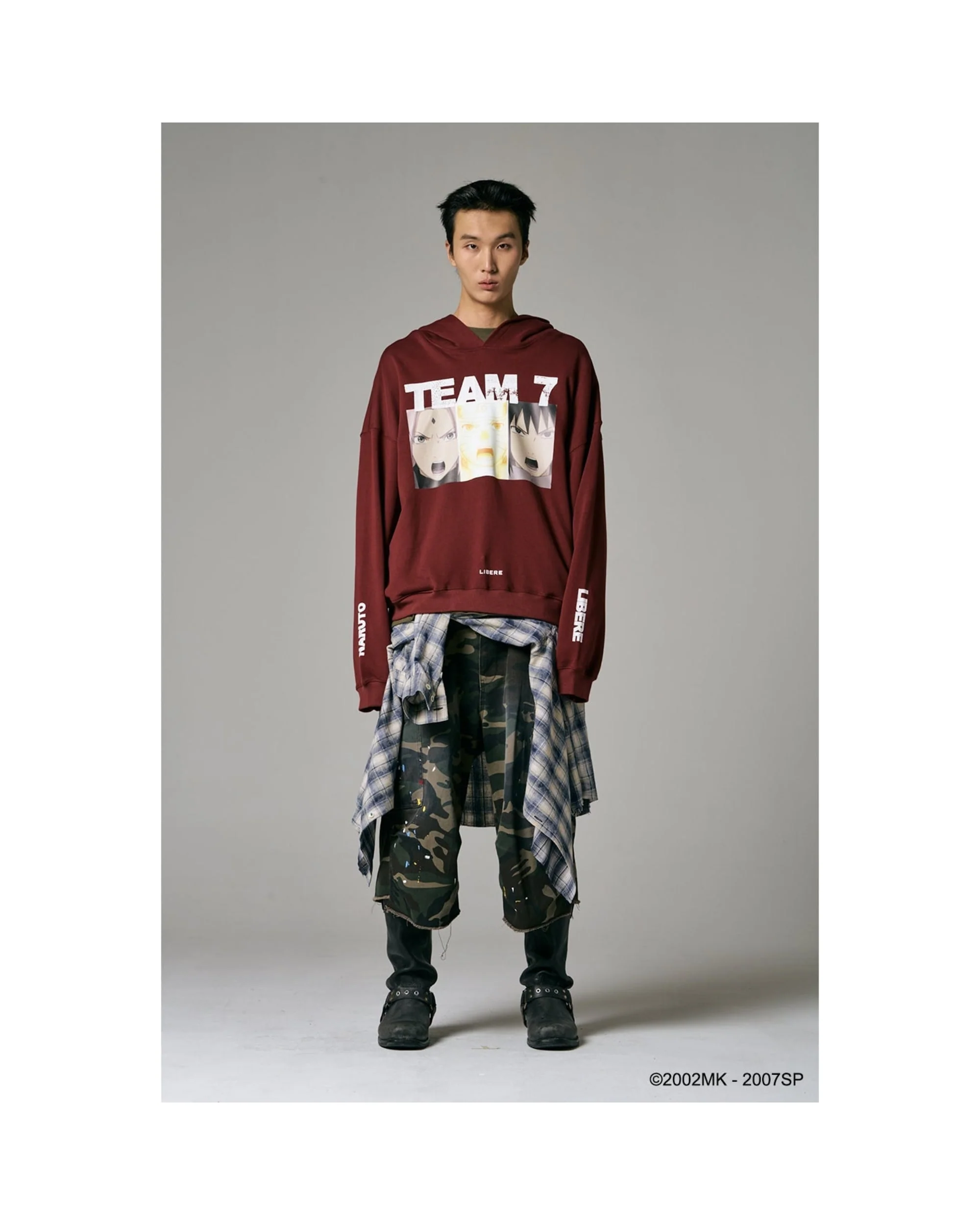 TEAM 7 HOODIE - BURGUNDY - Image 10