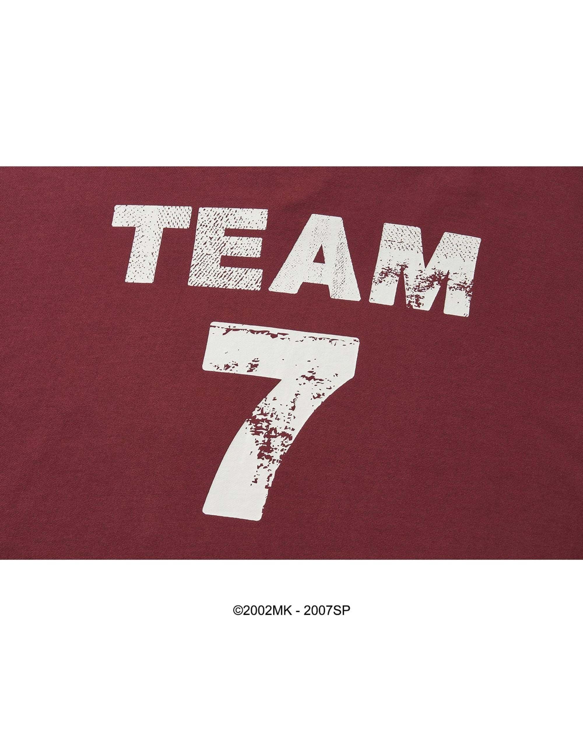 TEAM 7 HOODIE - BURGUNDY - Image 11
