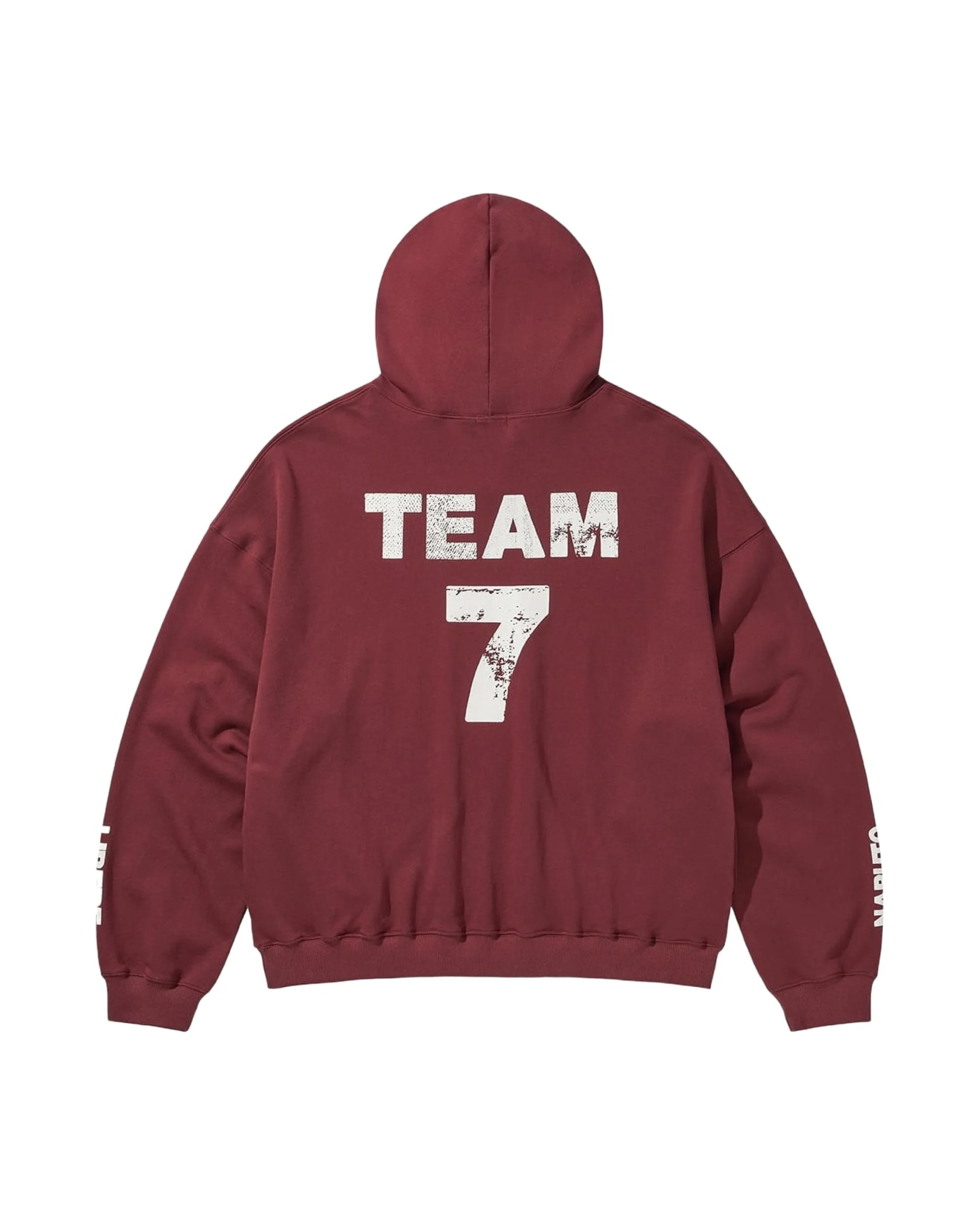 TEAM 7 HOODIE - BURGUNDY - Image 19