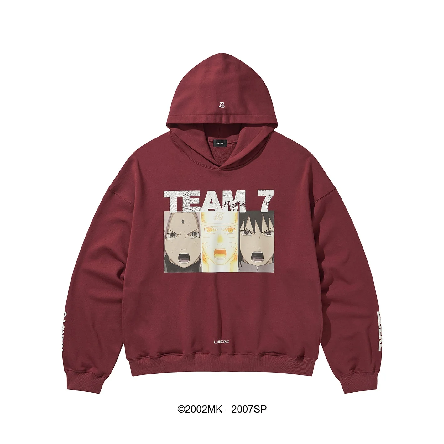 TEAM 7 HOODIE - BURGUNDY - Image 20