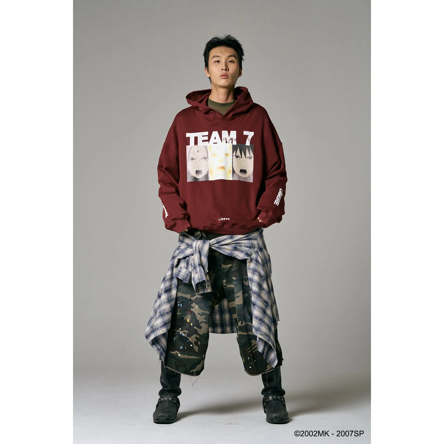 TEAM 7 HOODIE - BURGUNDY - Image 33