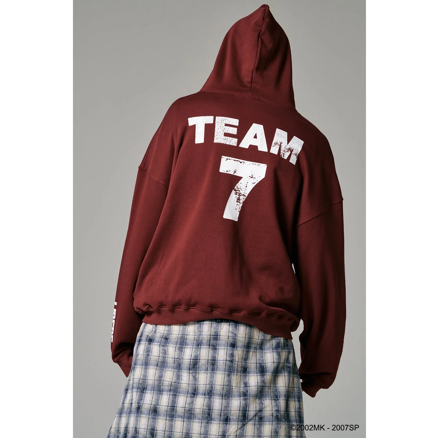 TEAM 7 HOODIE - BURGUNDY - Image 34