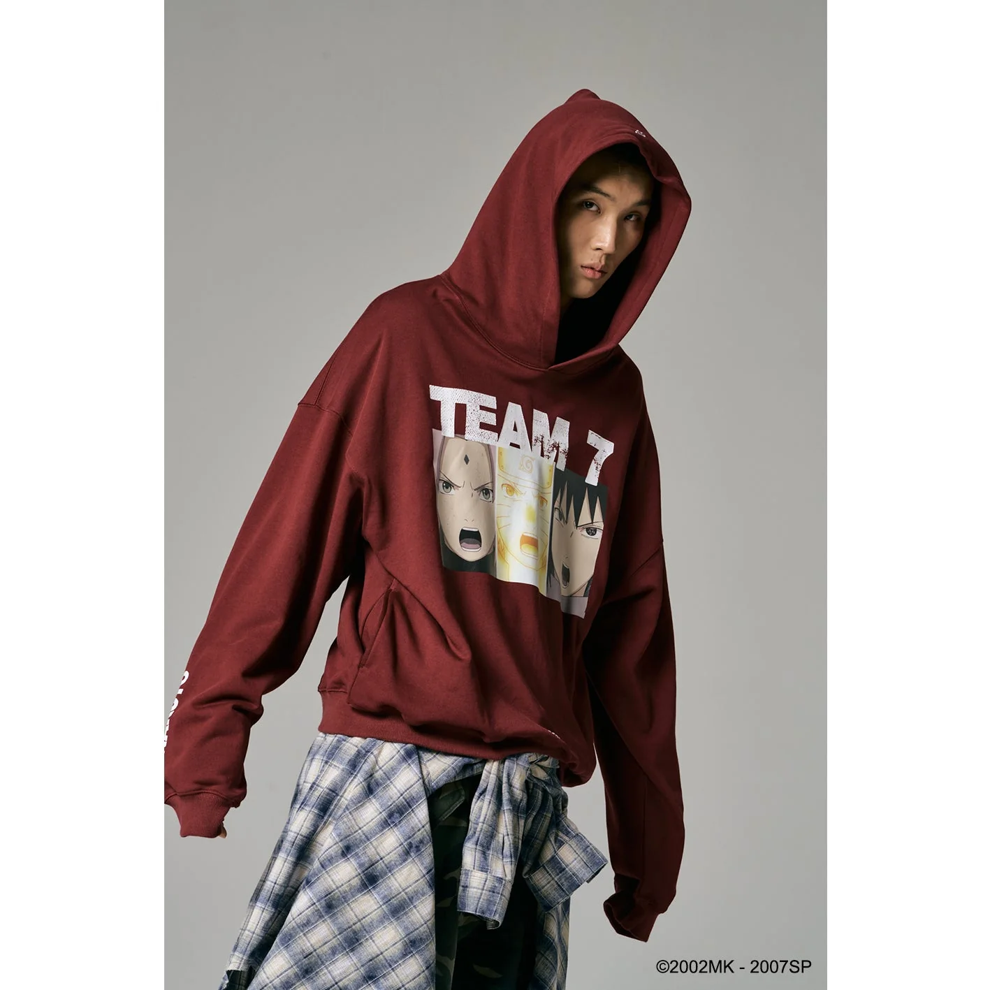 TEAM 7 HOODIE - BURGUNDY - Image 35