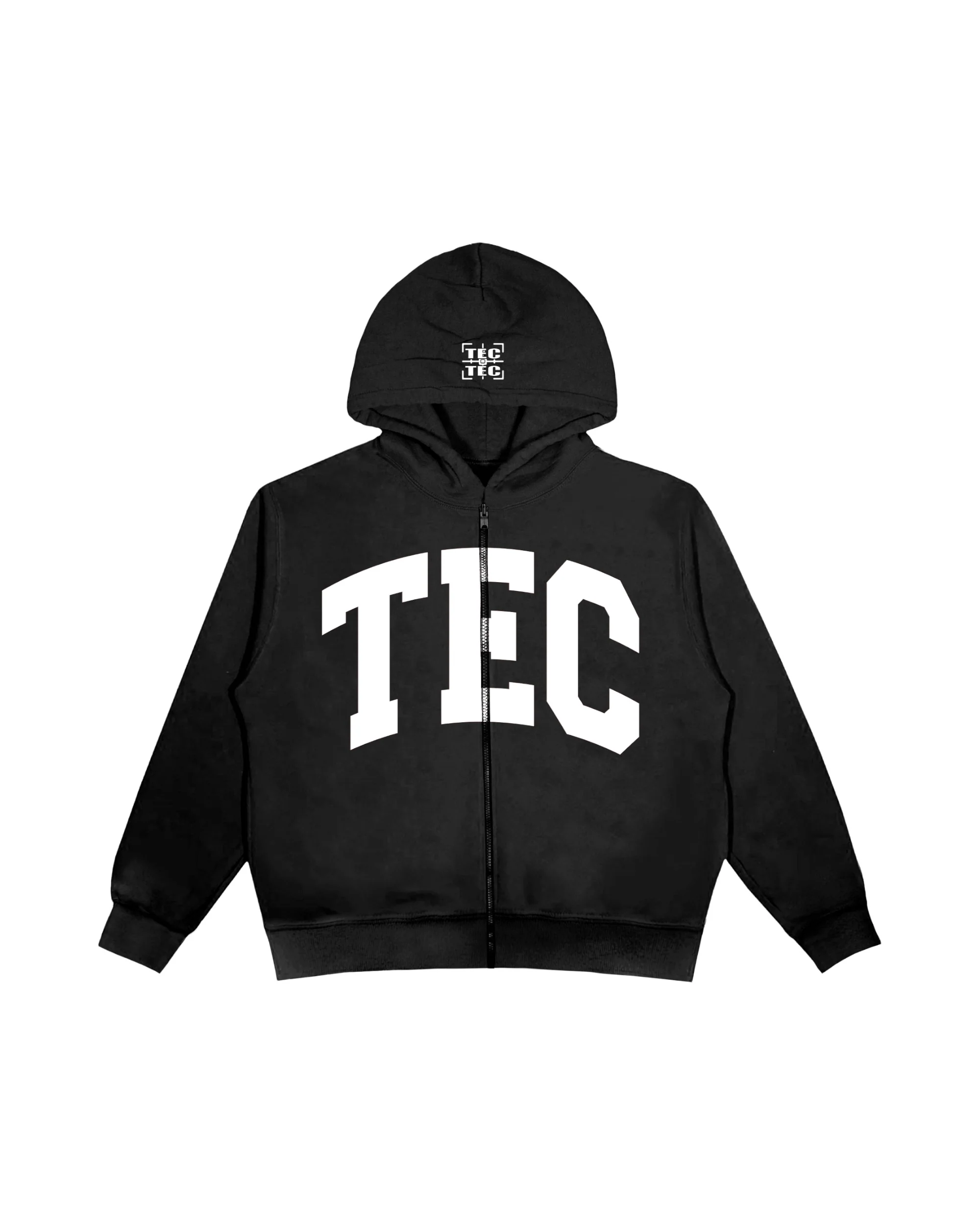 TEC ZIP HOODIE (BLACK)