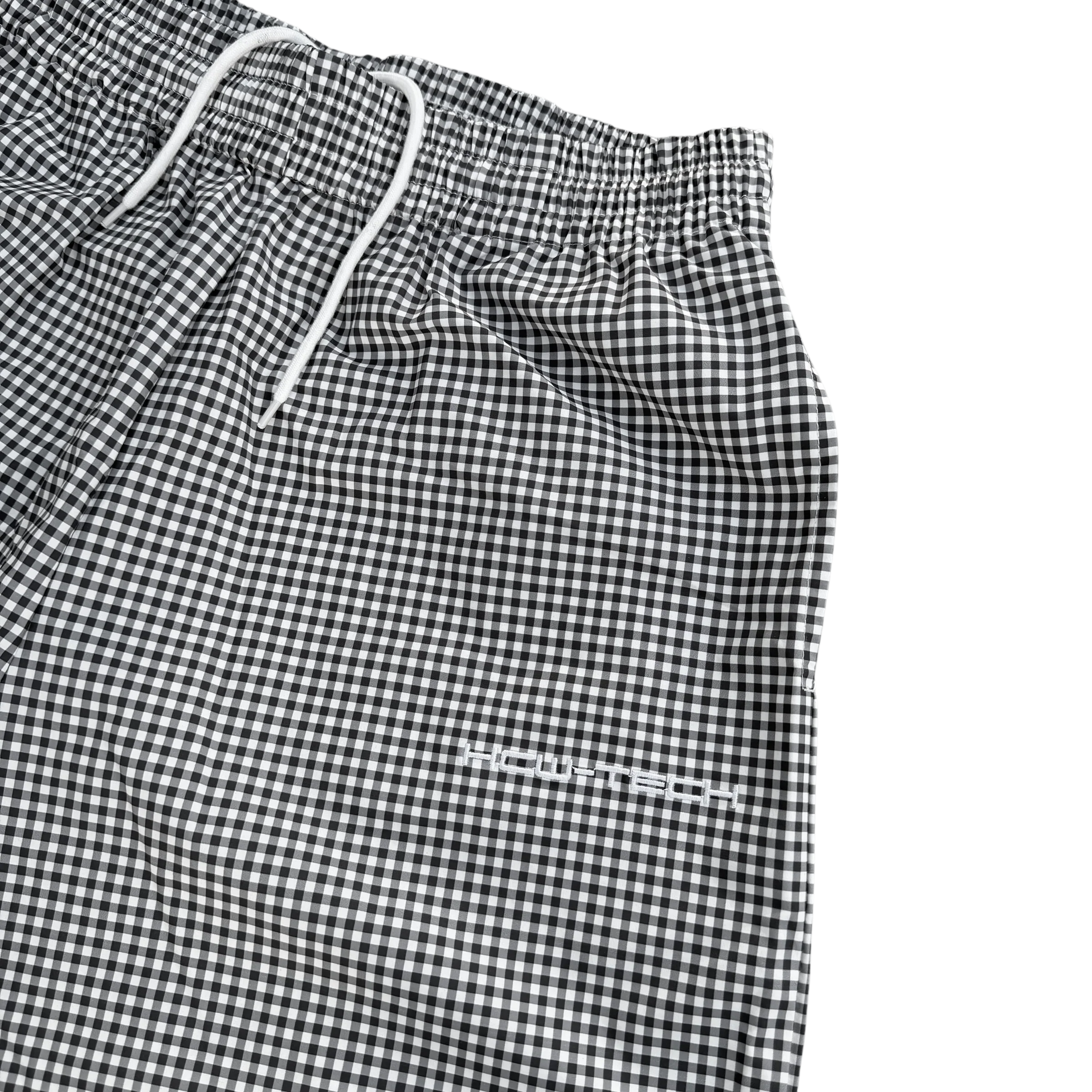 TECH SHORTS (BLACK PLAID) - Image 13