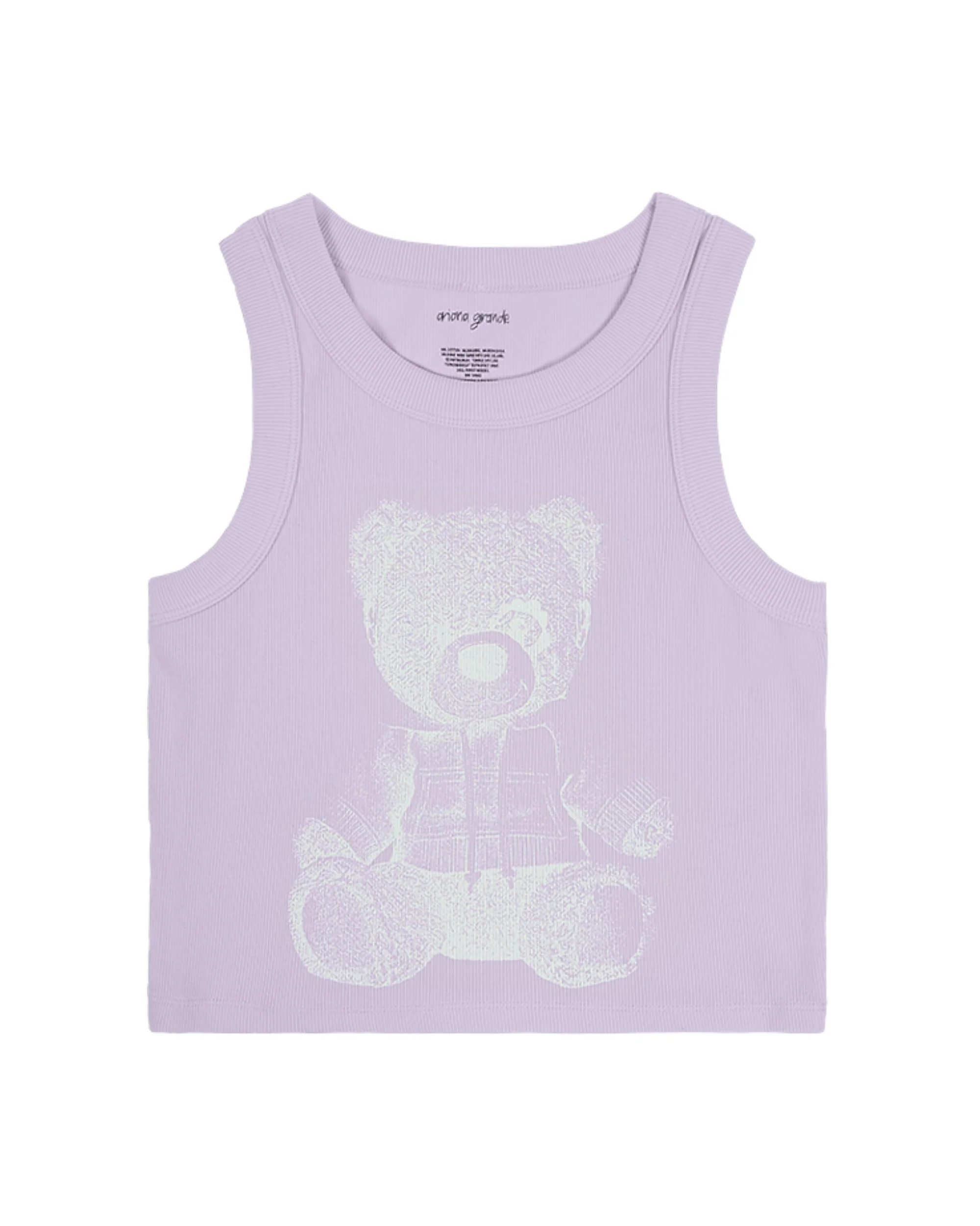 teddy ribbed tank top