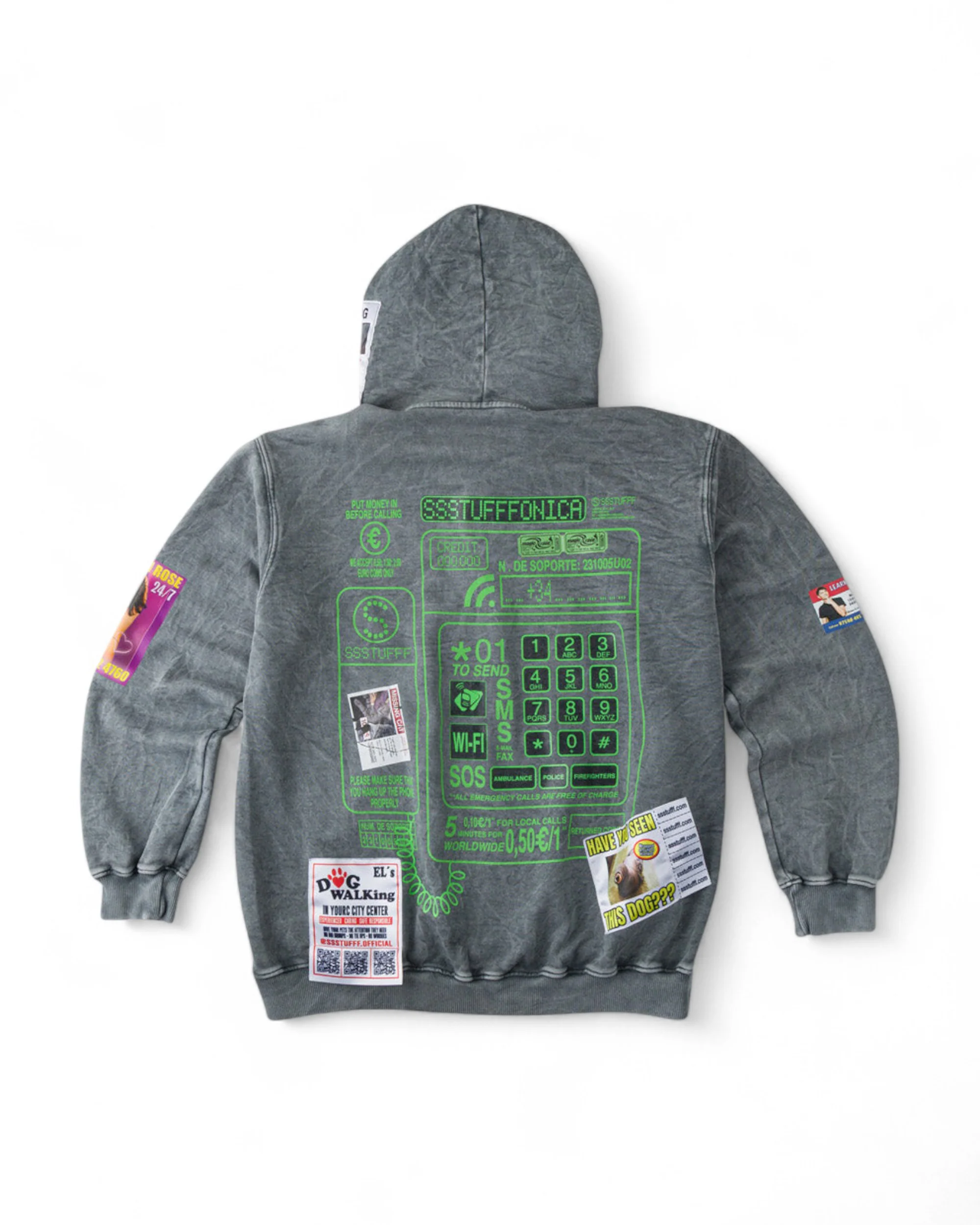 Telephone Booth Zip Up - Image 2