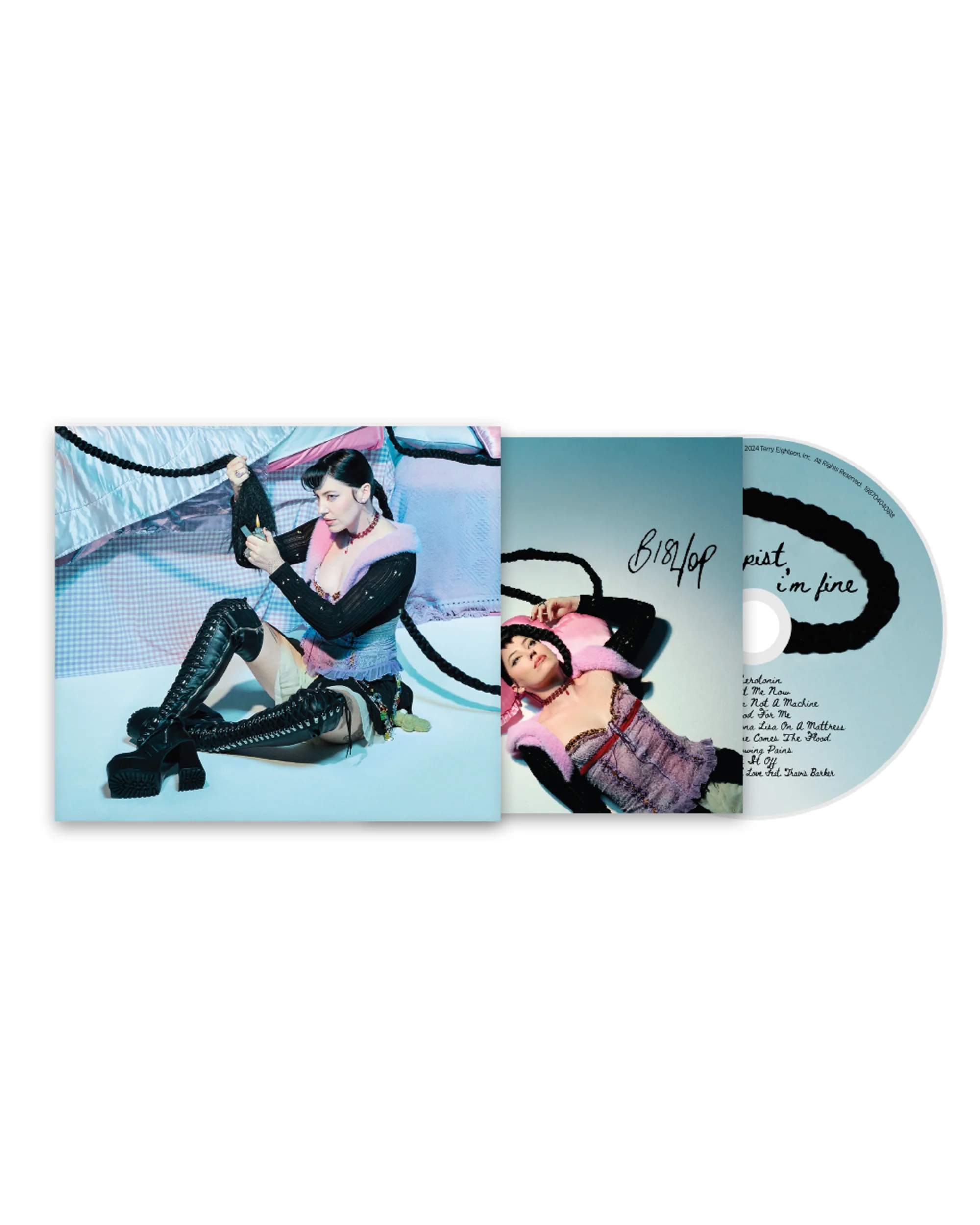 Tell My Therapist I’m Fine Signed CD (Little Miss Pyro Exclusive Cover Art) – D2C EXCLUSIVE