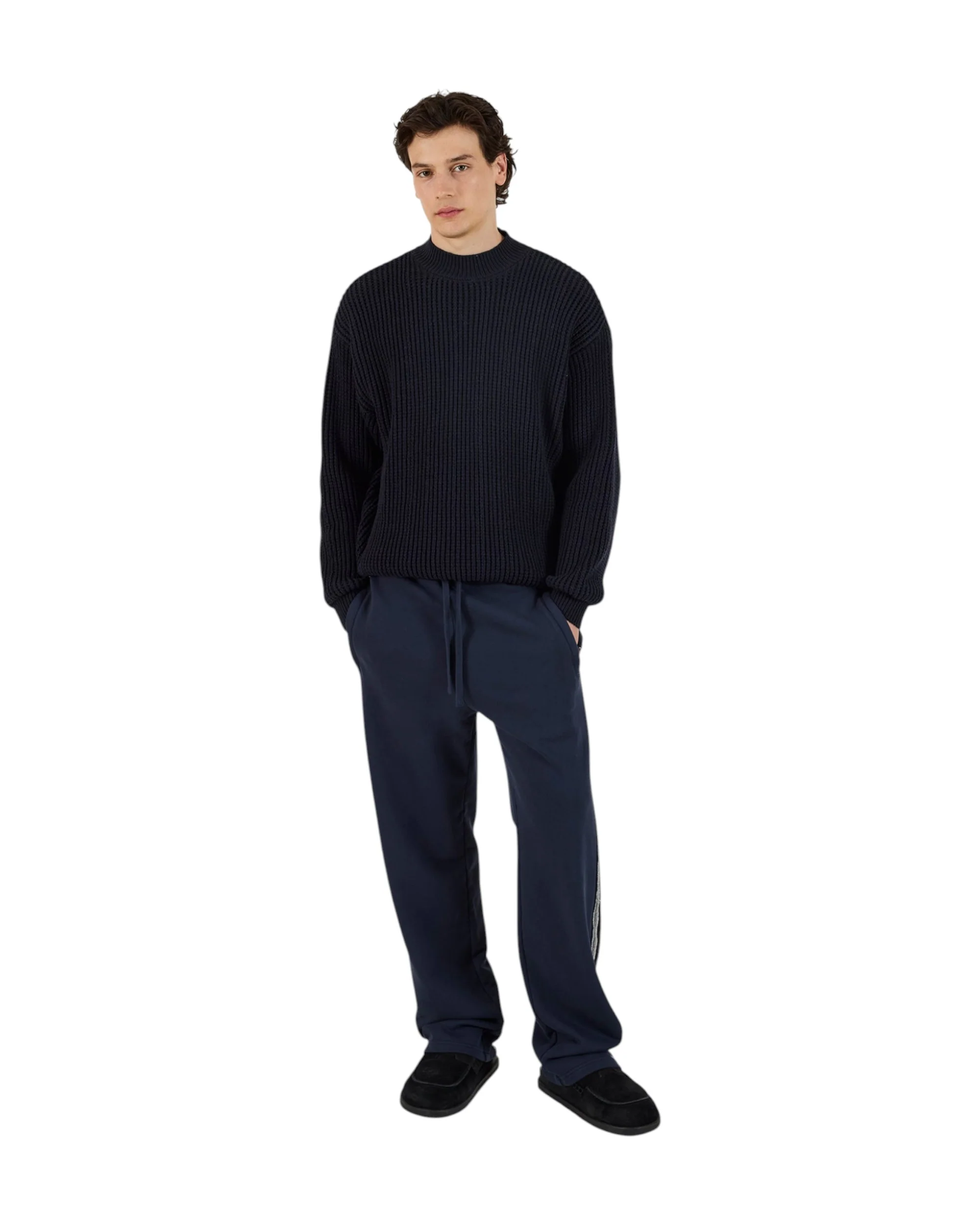 Terry Jacquard Panel Pant - Image 2