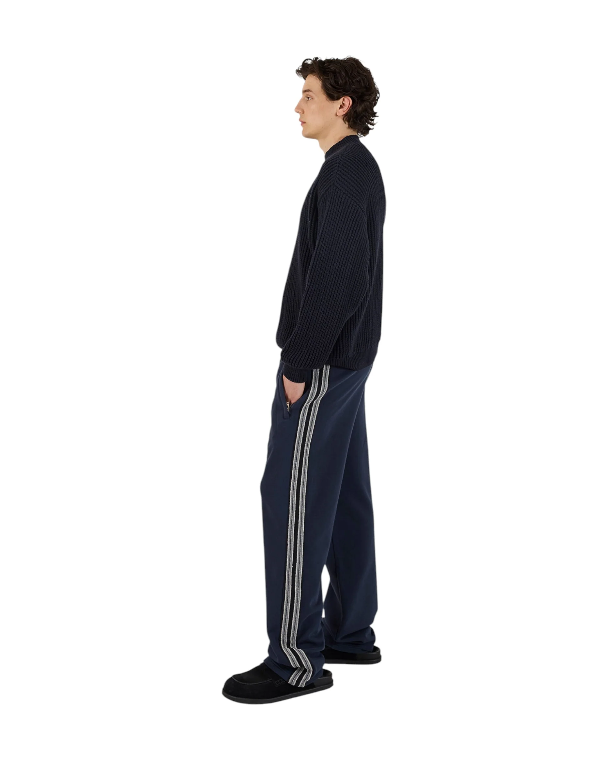 Terry Jacquard Panel Pant - Image 4