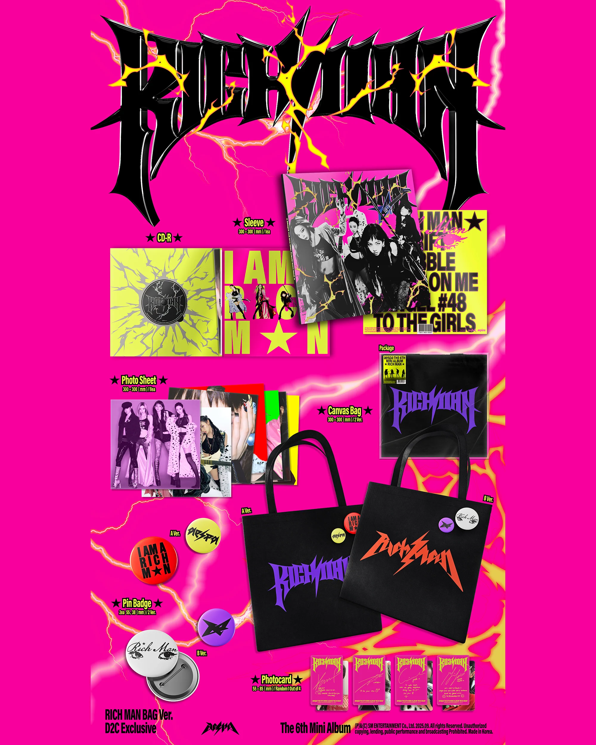 The 6th Mini Album ‘Rich Man’ (RICH MAN BAG Ver.) (Version B) - Image 2