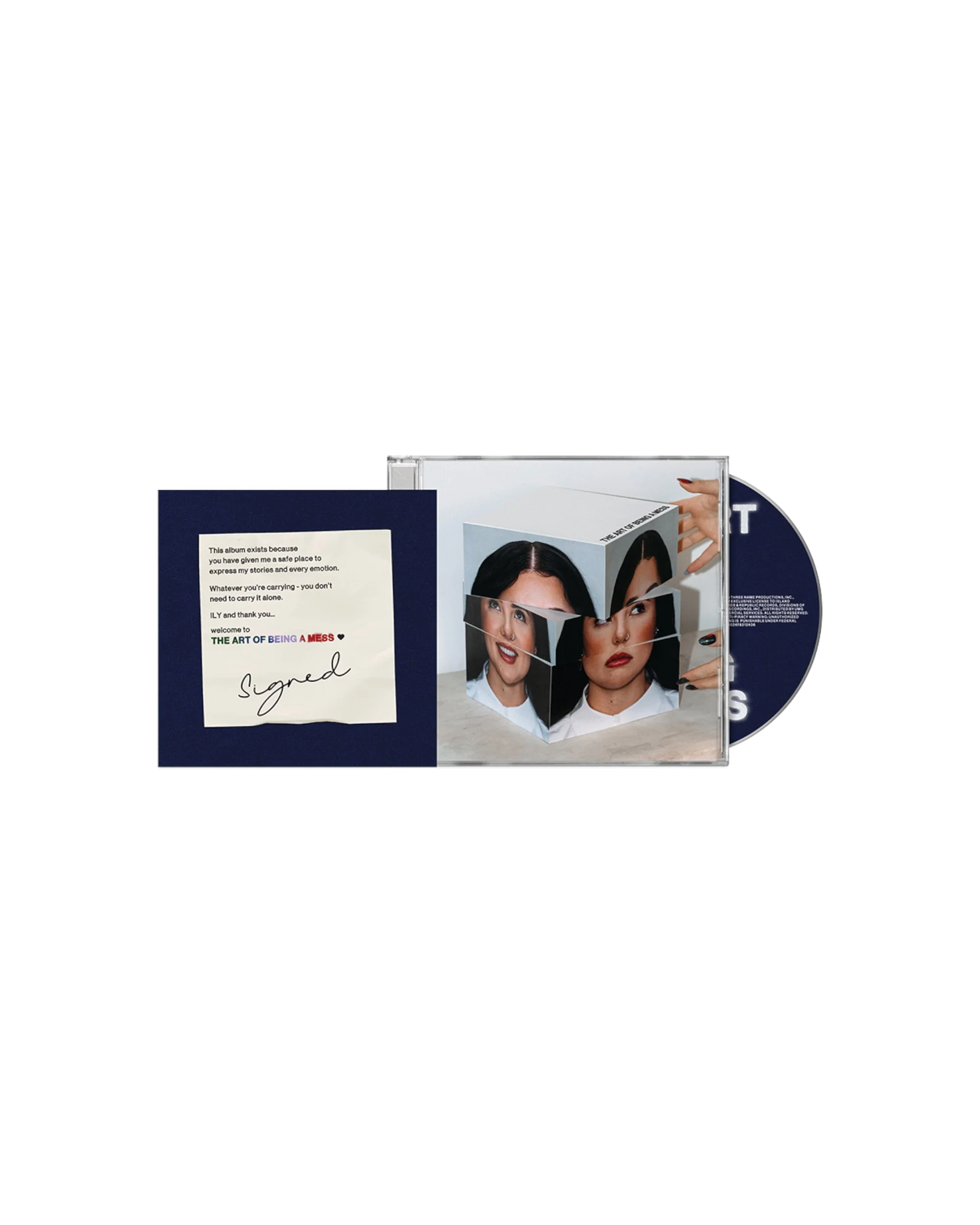 The Art of Being a Mess Signed CD