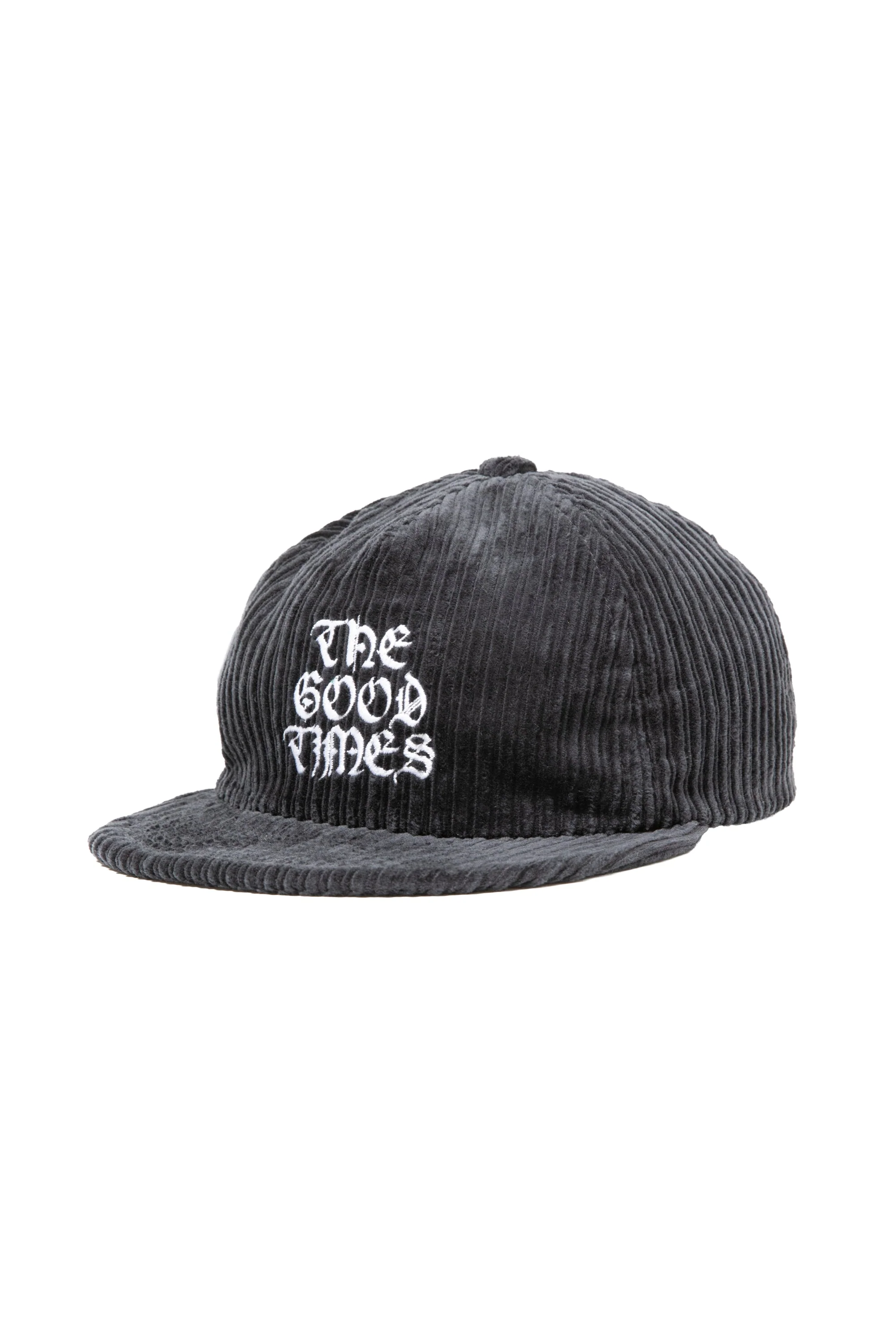 THE GOOD TIMES CORDUROY CAP - CHARCOAL - Image 7