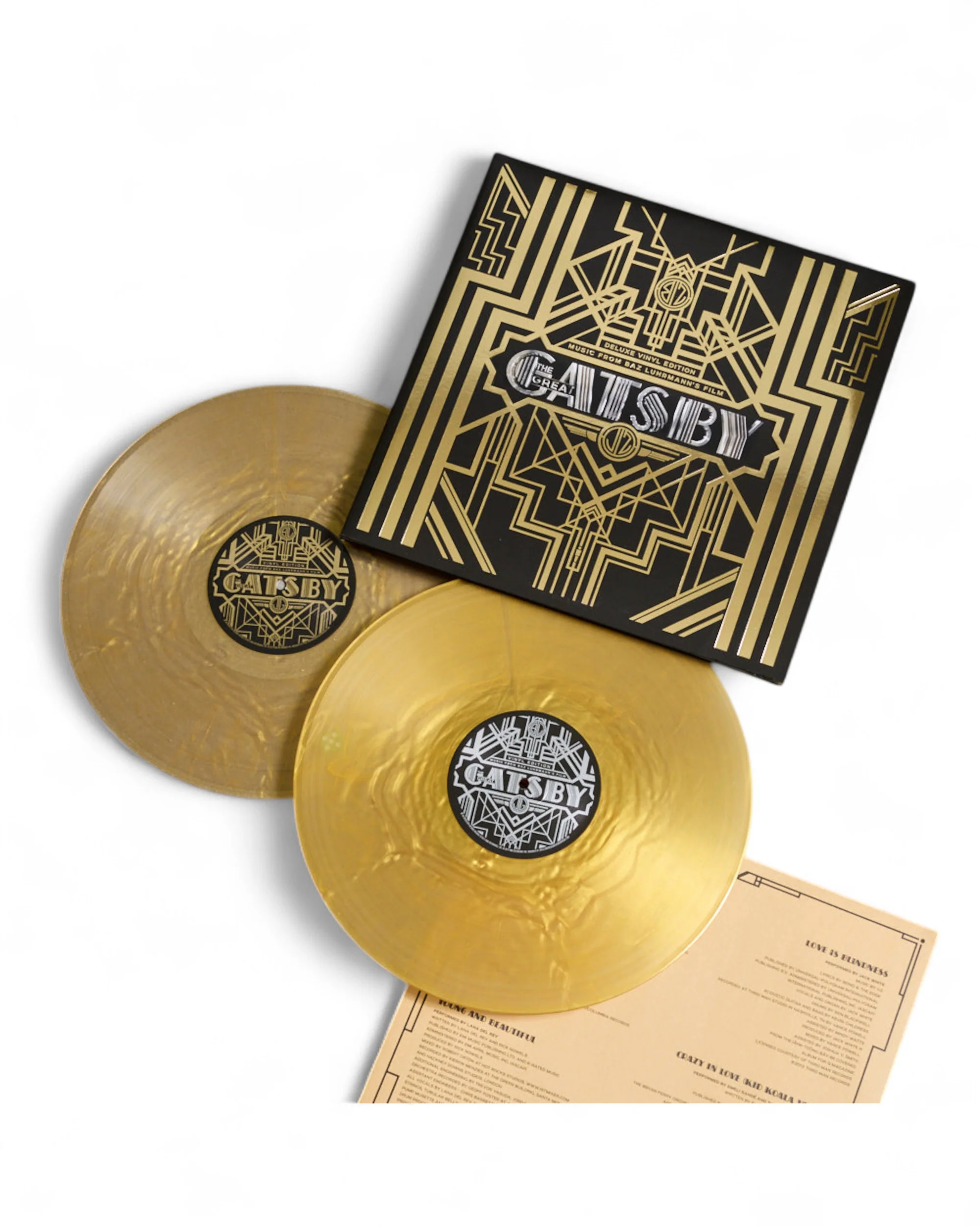 The Great Gatsby Deluxe Edition Soundtrack On Gold Nugget 2LP - Image 2