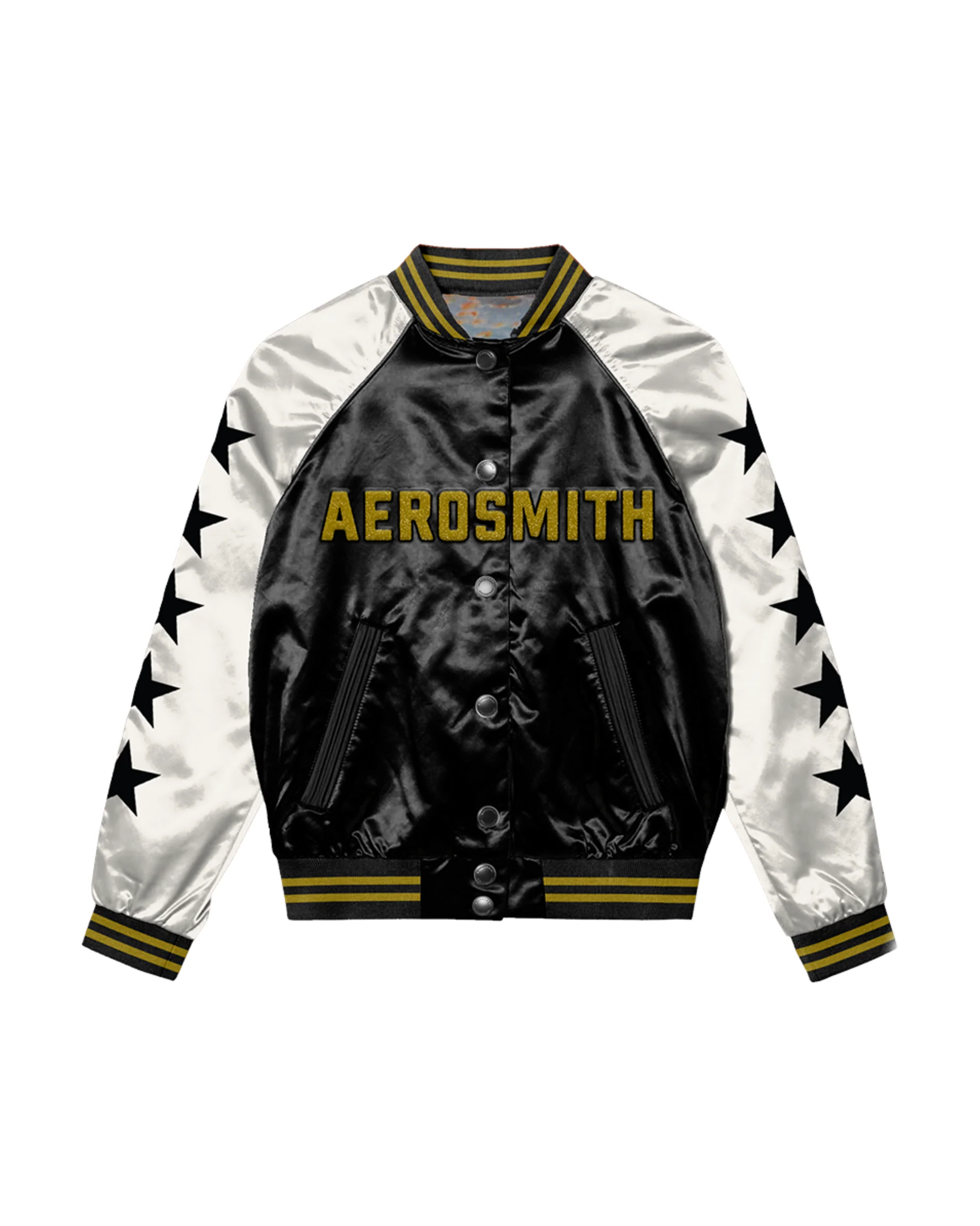 The Legendary Debut Satin Bomber Jacket - Image 4