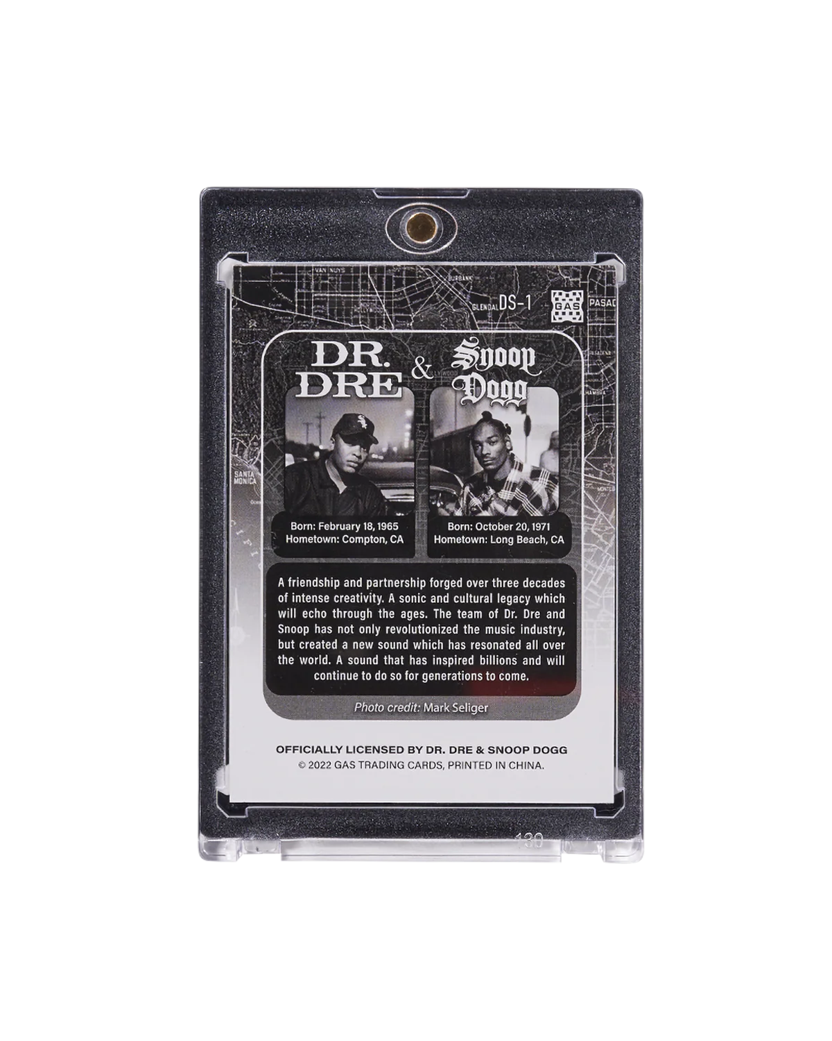 The Official Dr. Dre & Snoop Dogg Deluxe GAS Trading Card Tin Box Set - Image 13
