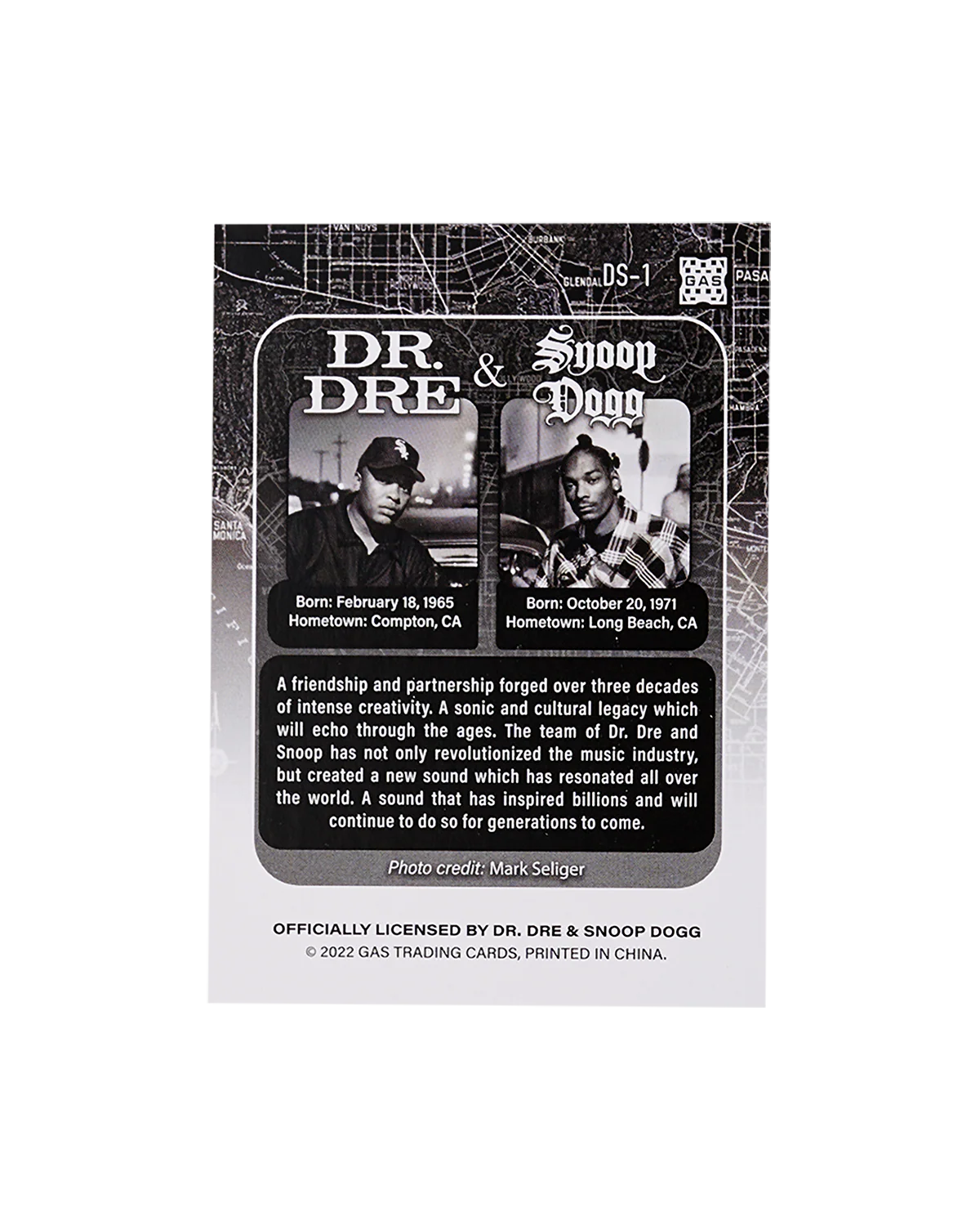 The Official Dr. Dre & Snoop Dogg Deluxe GAS Trading Card Tin Box Set - Image 14