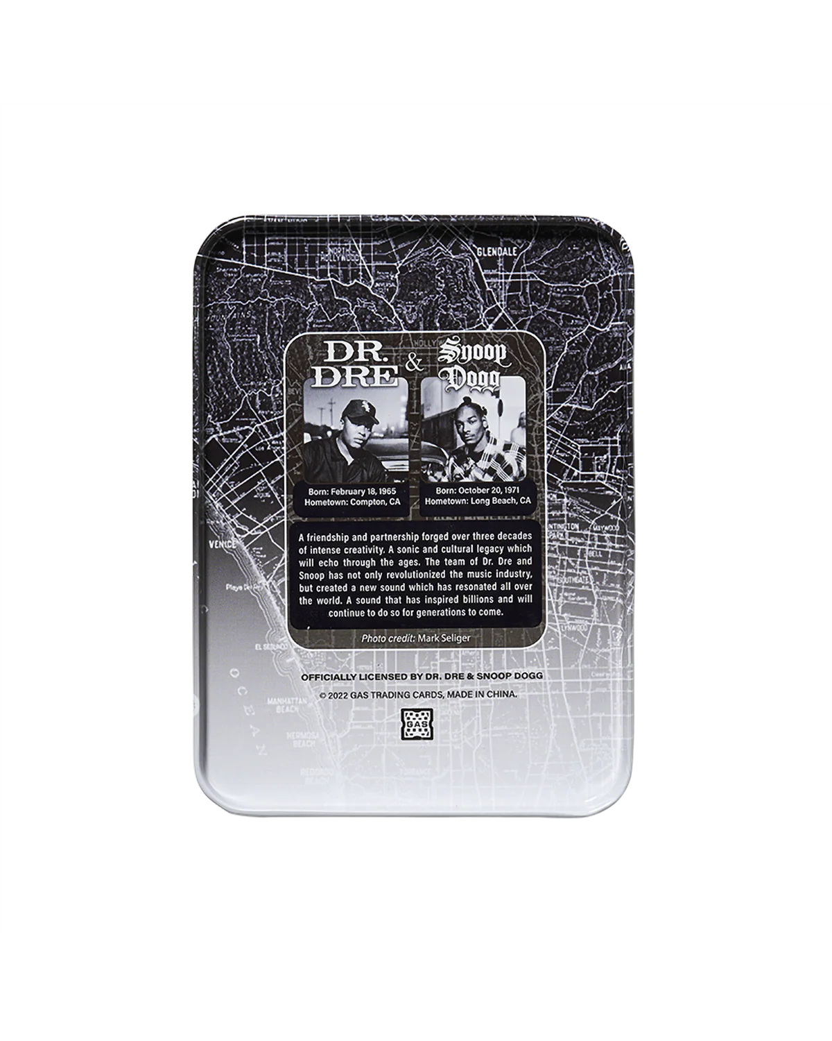 The Official Dr. Dre & Snoop Dogg Deluxe GAS Trading Card Tin Box Set - Image 18