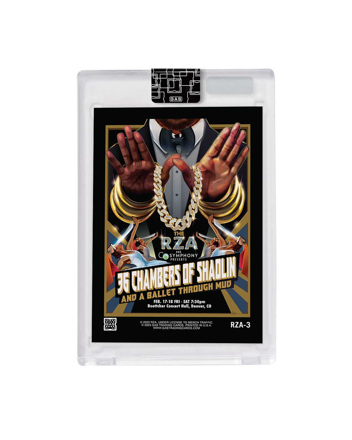 The Official RZA 2023 GAS Hip-Hop Trading Cards Set - Image 12