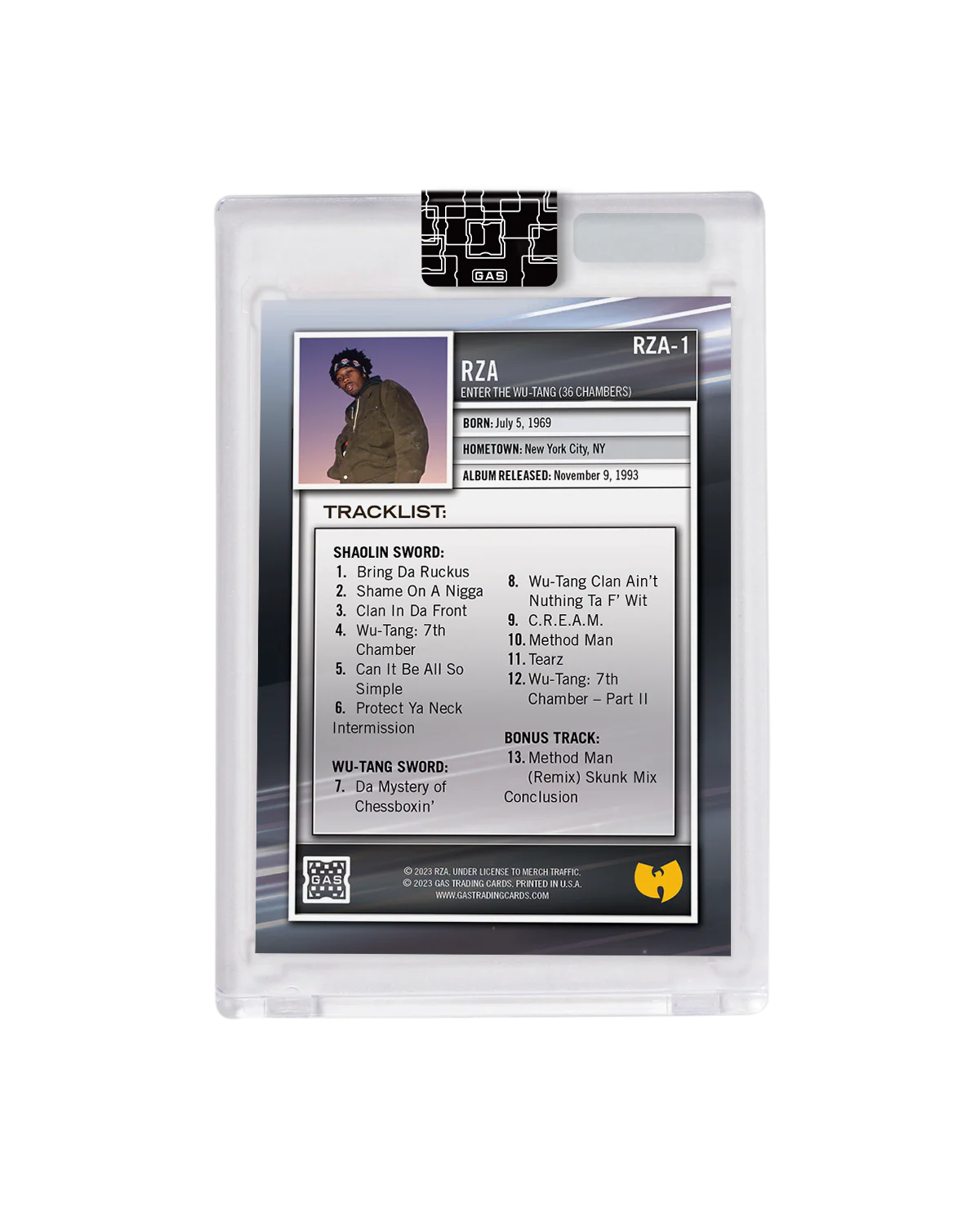 The Official RZA 2023 GAS Hip-Hop Trading Cards Set - Image 4