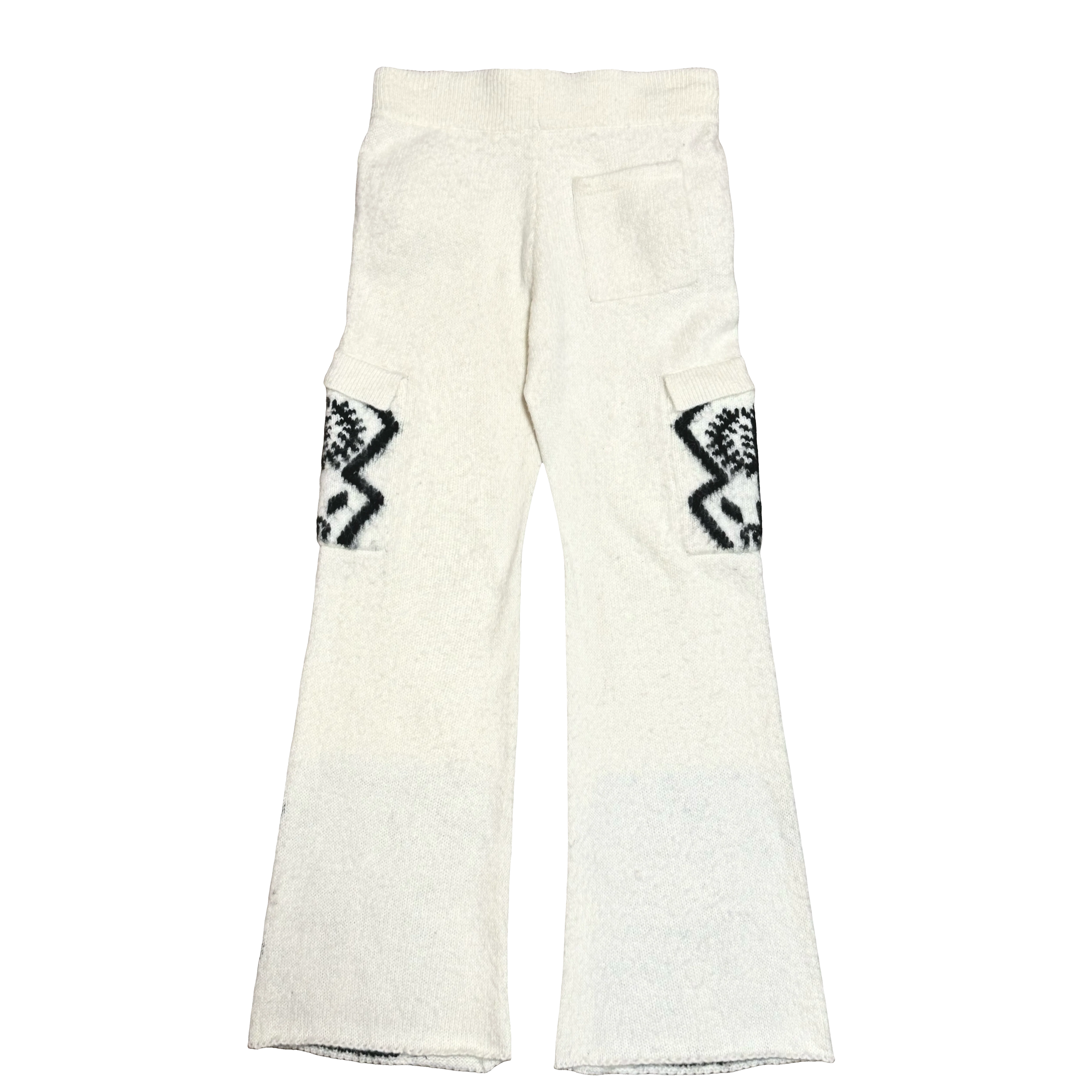 The Sacred Tree Mohair Flared Cargos (WHT) - Image 5