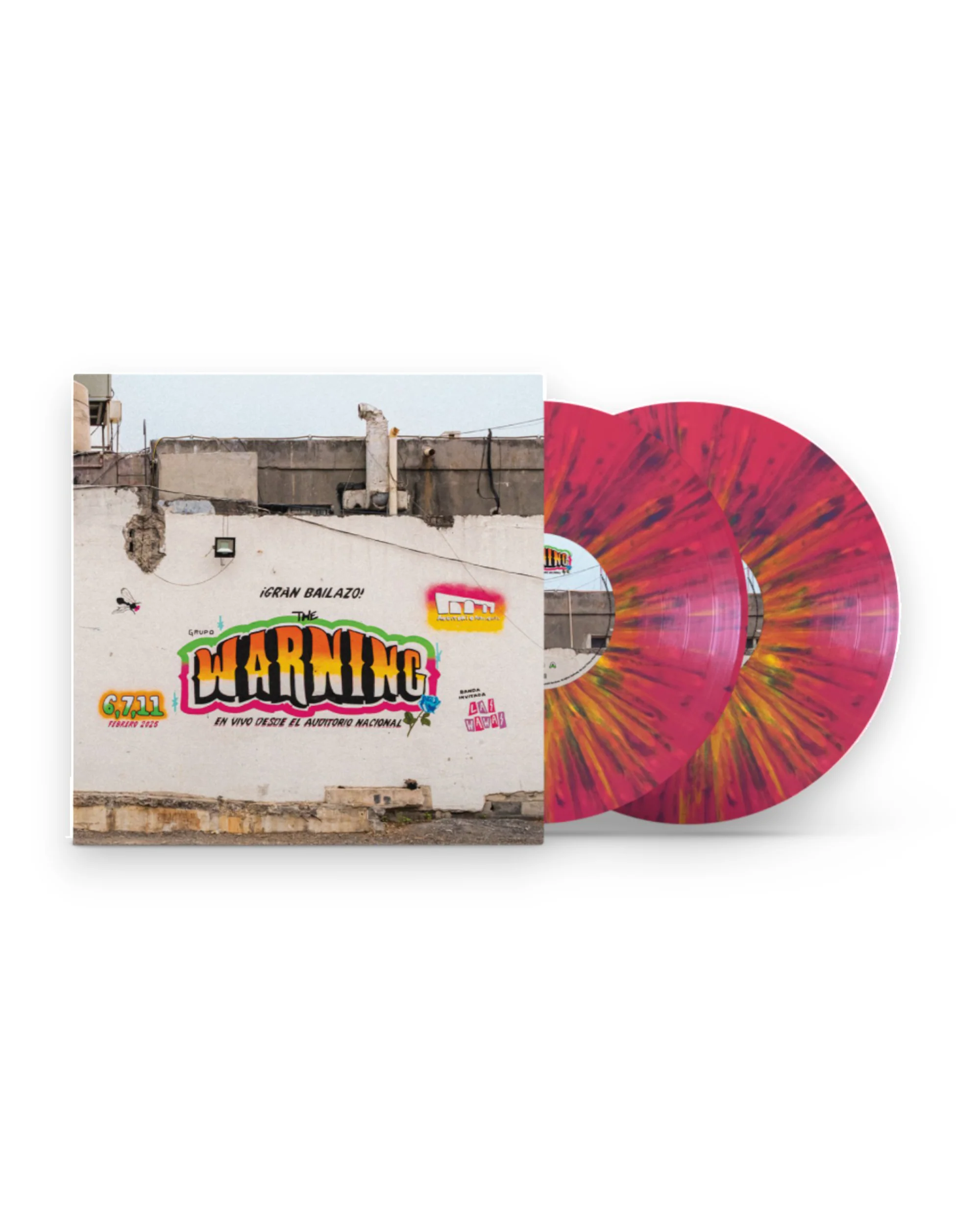 The Warning Live From Auditorio Nacional, CDMX 2LP (Gran Bailazo Ver.) (Rosa Mexicano Vinyl)