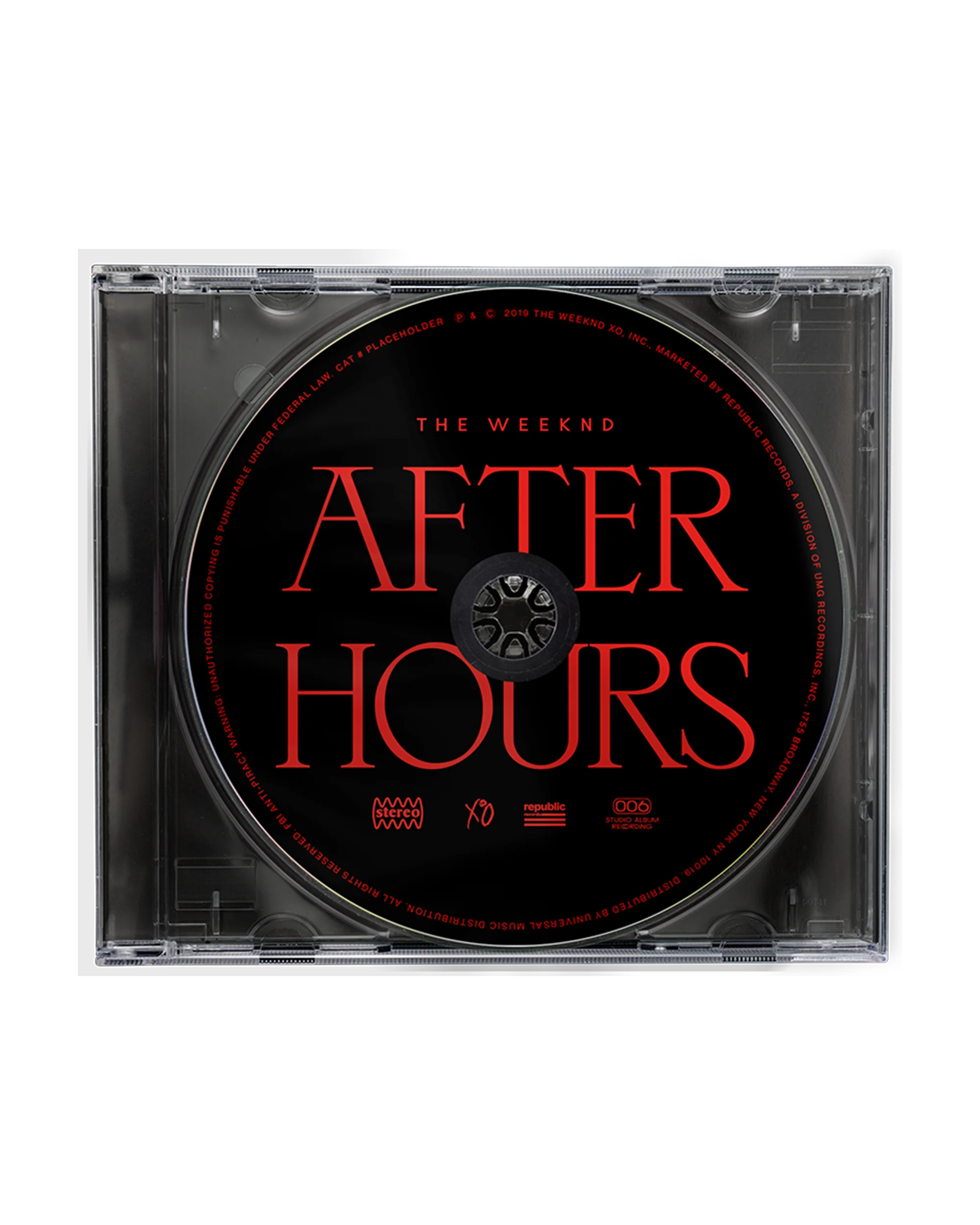 The Weeknd, AFTER HOURS HOLOGRAPHIC JEWEL CASE CD - Image 2