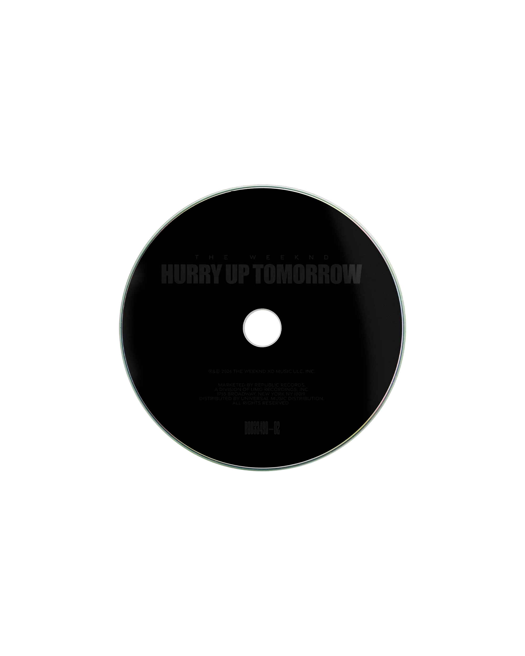 The Weeknd ‘Hurry Up Tomorrow’ Signed CD - Image 2