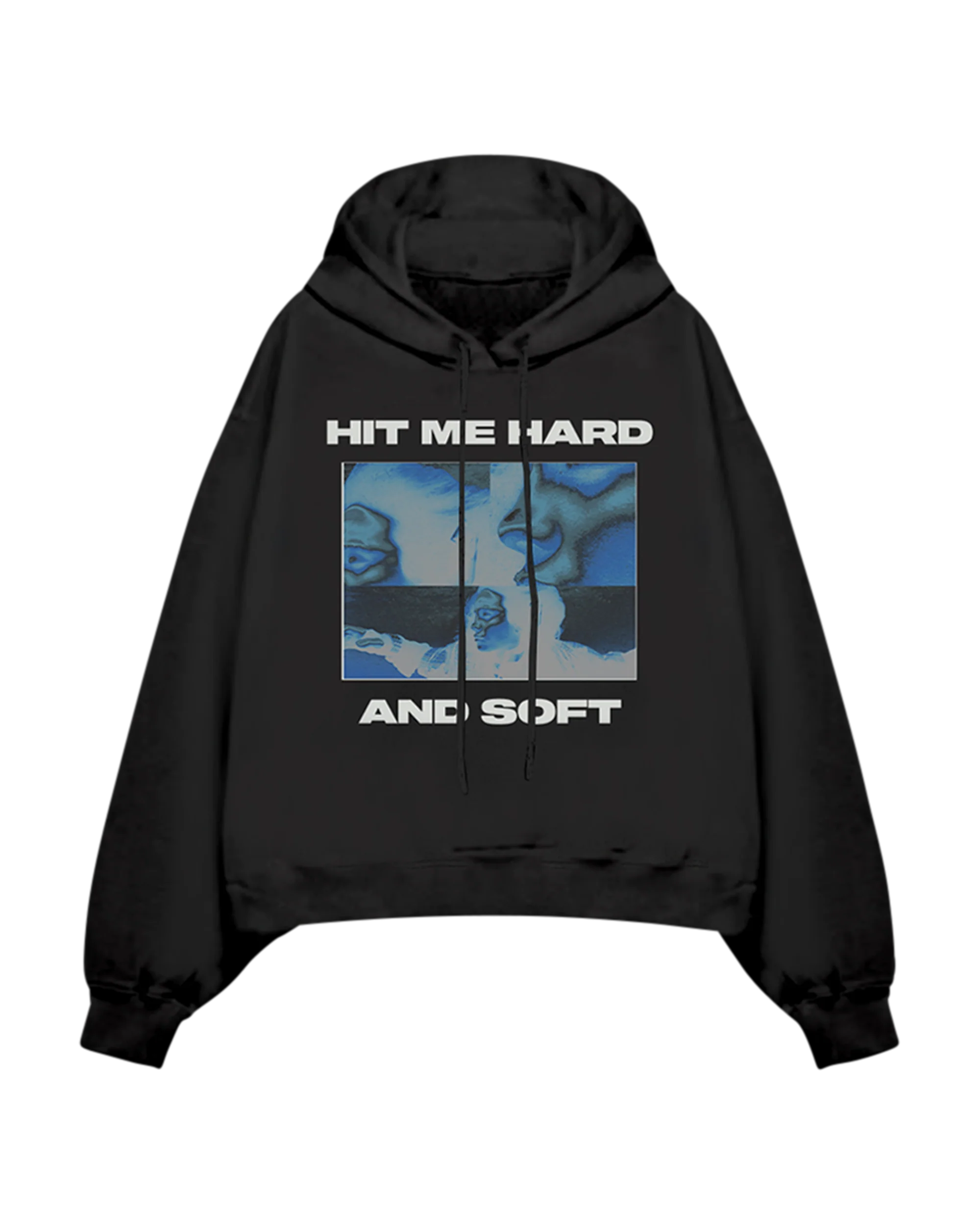 Thermal Photo Title Pullover Black Hoodie