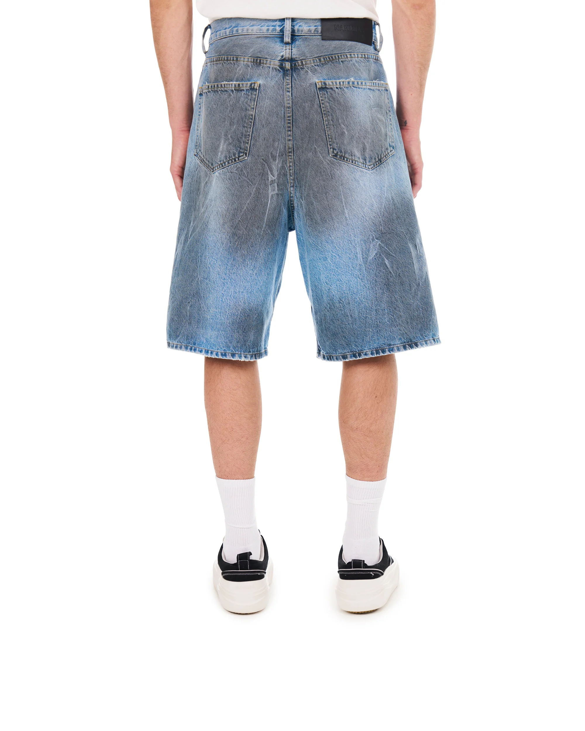 Thrashed Baggy 5 Pocket Shorts - Image 3