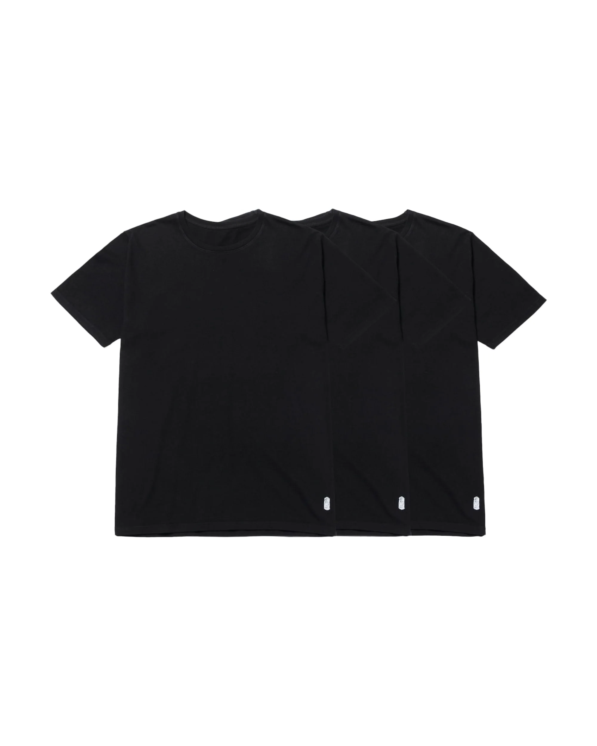Three Pack Black Tees