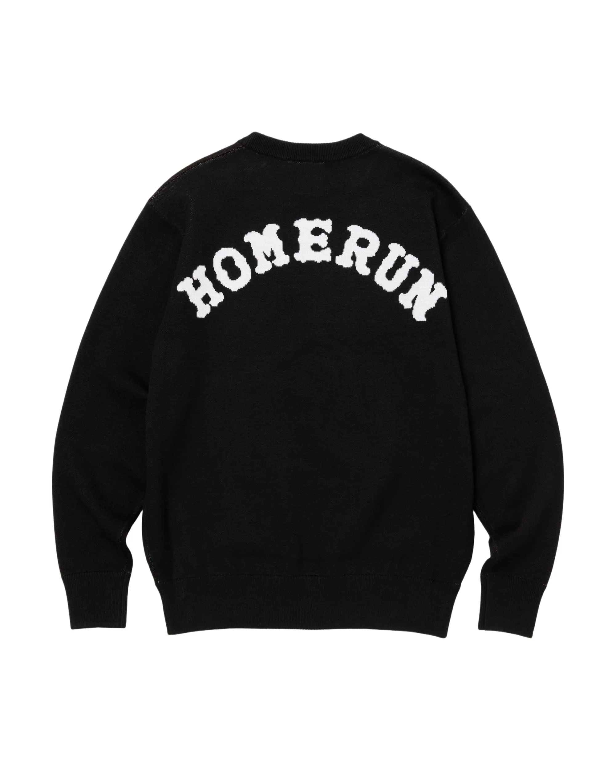 THROW UP MAN FRAME KNIT SWEATER BLACK - Image 2