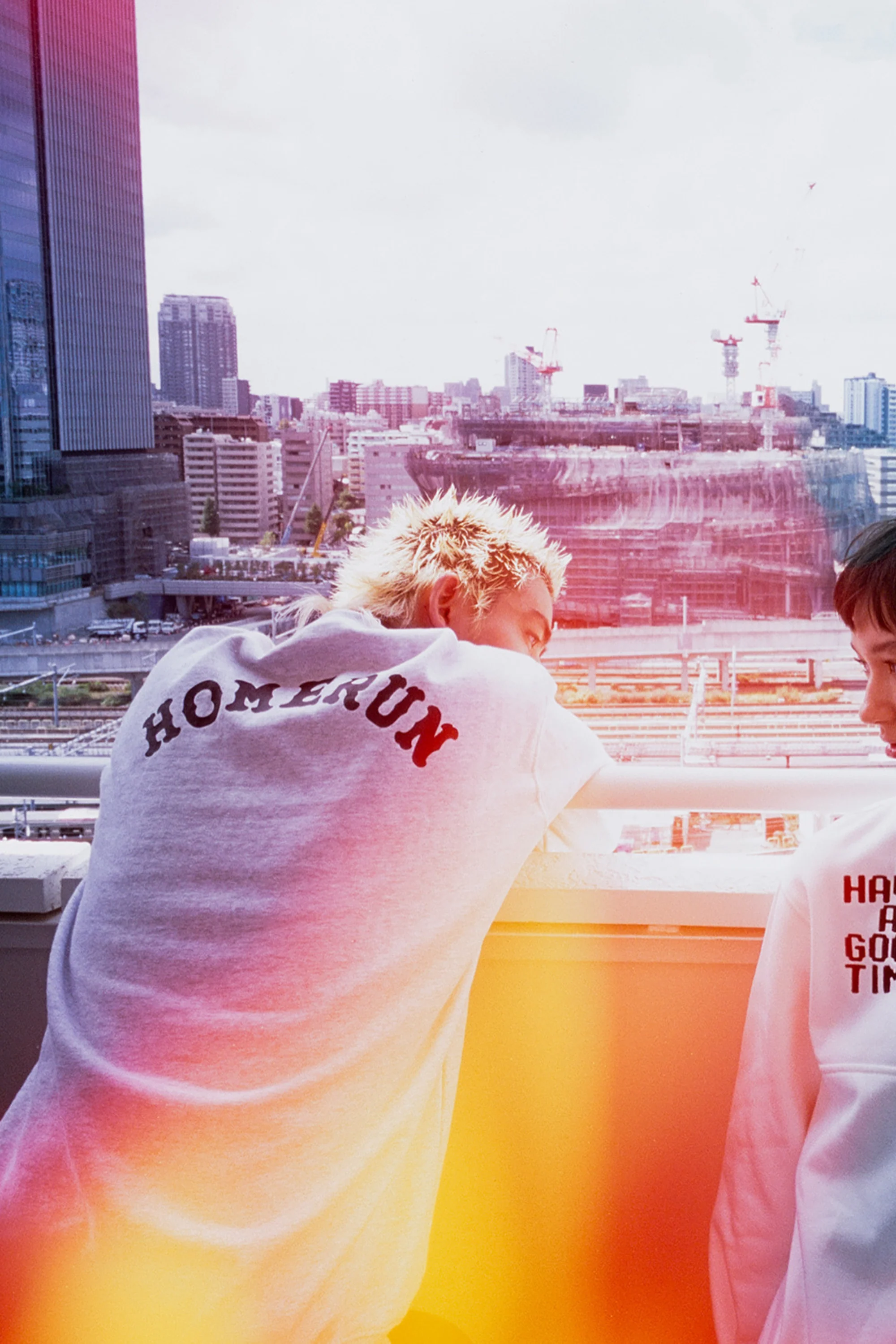 THROW UP MAN FRAME KNIT SWEATER OFF WHITE - Image 14