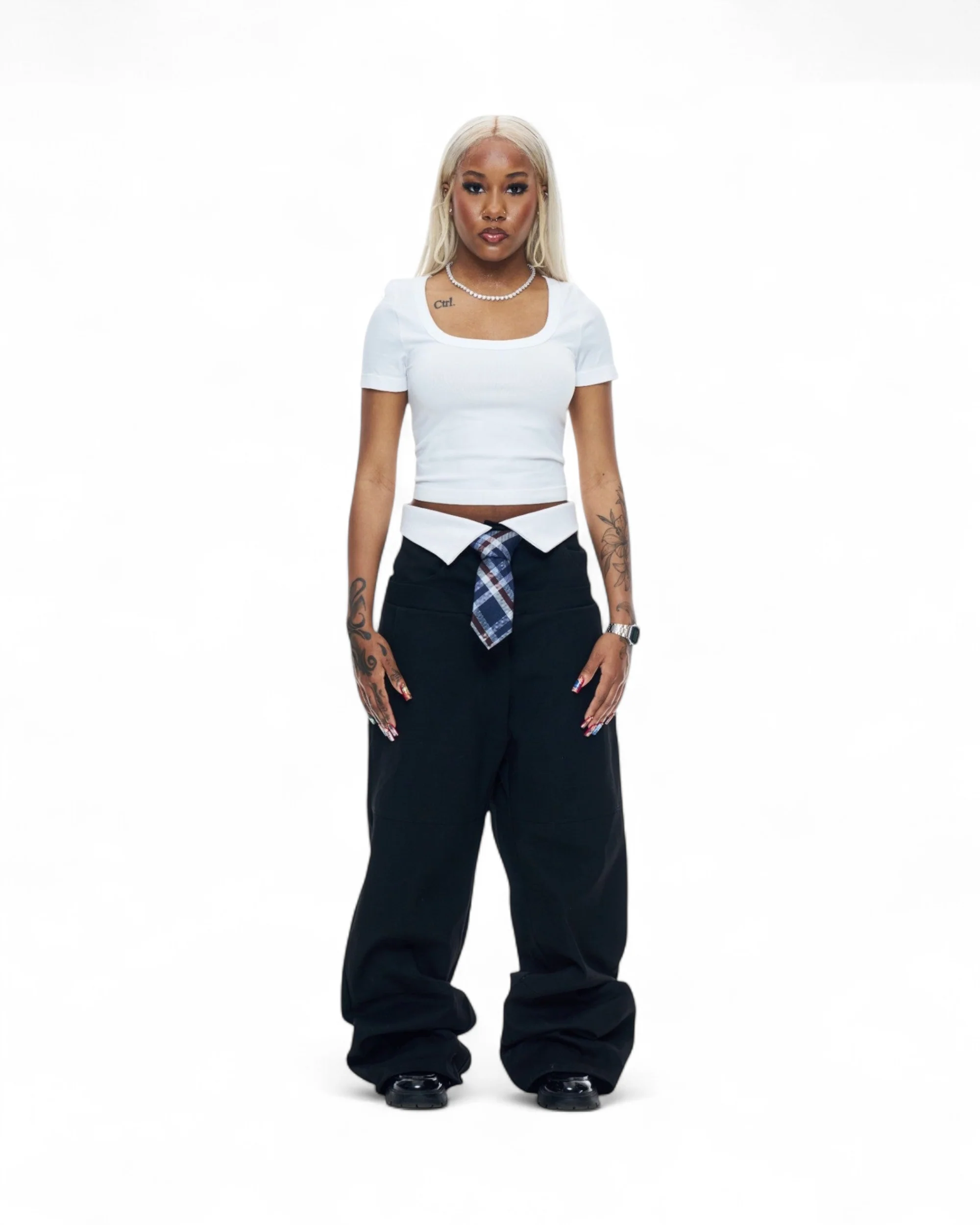 TIE TROUSERS - Image 3
