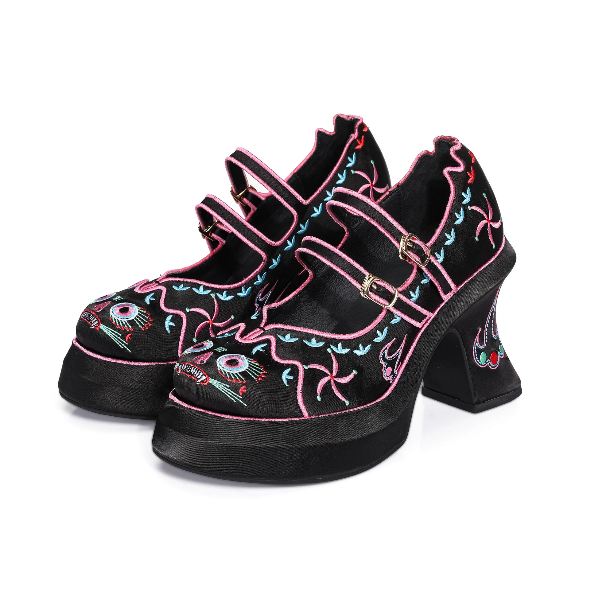 Tiger Head Platform Heels - Image 9