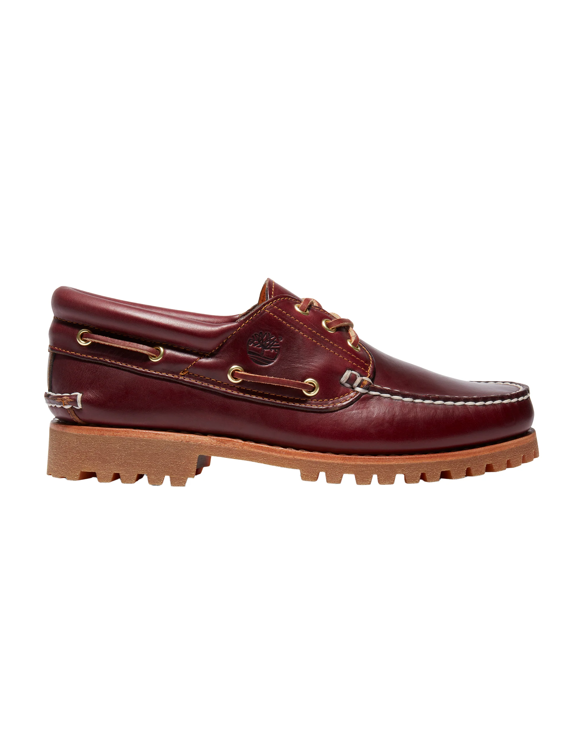 Timberland Authentics 3-Eye Boat Shoe - Burgundy
